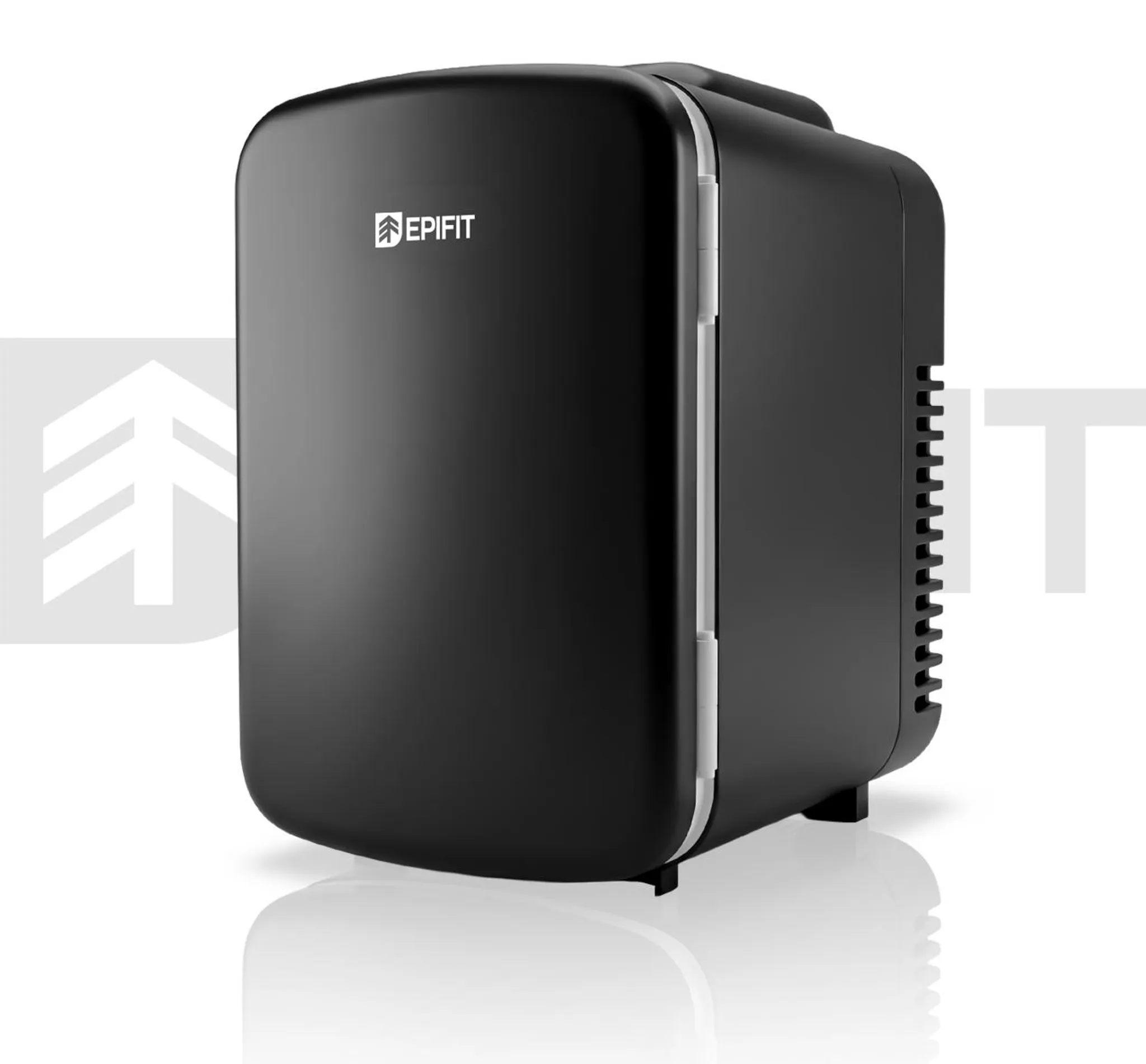 Mini lednička/chladicí box s funkcí chlazení i ohřevu, 4 l, na léky, nápoje a kosmetiku, do auta, Epifit Minicold-4L, černá, cestovní lednička, přenosná