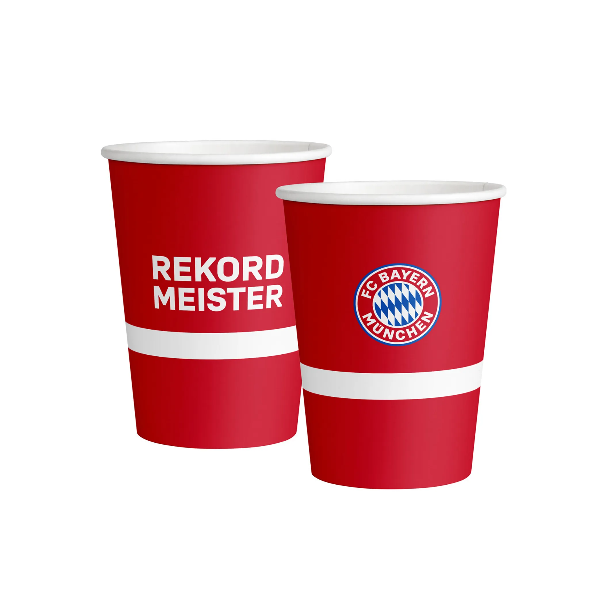 8 Becher 250ml FC Bayern München