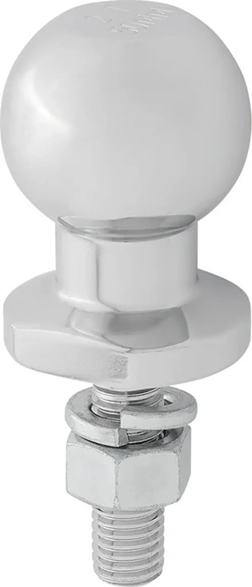 schleppkugel 50 mm Stahl gerade M16 x 55 mm silber schleppkugel 50 mm Stahl gerade M16 x 55 mm silber