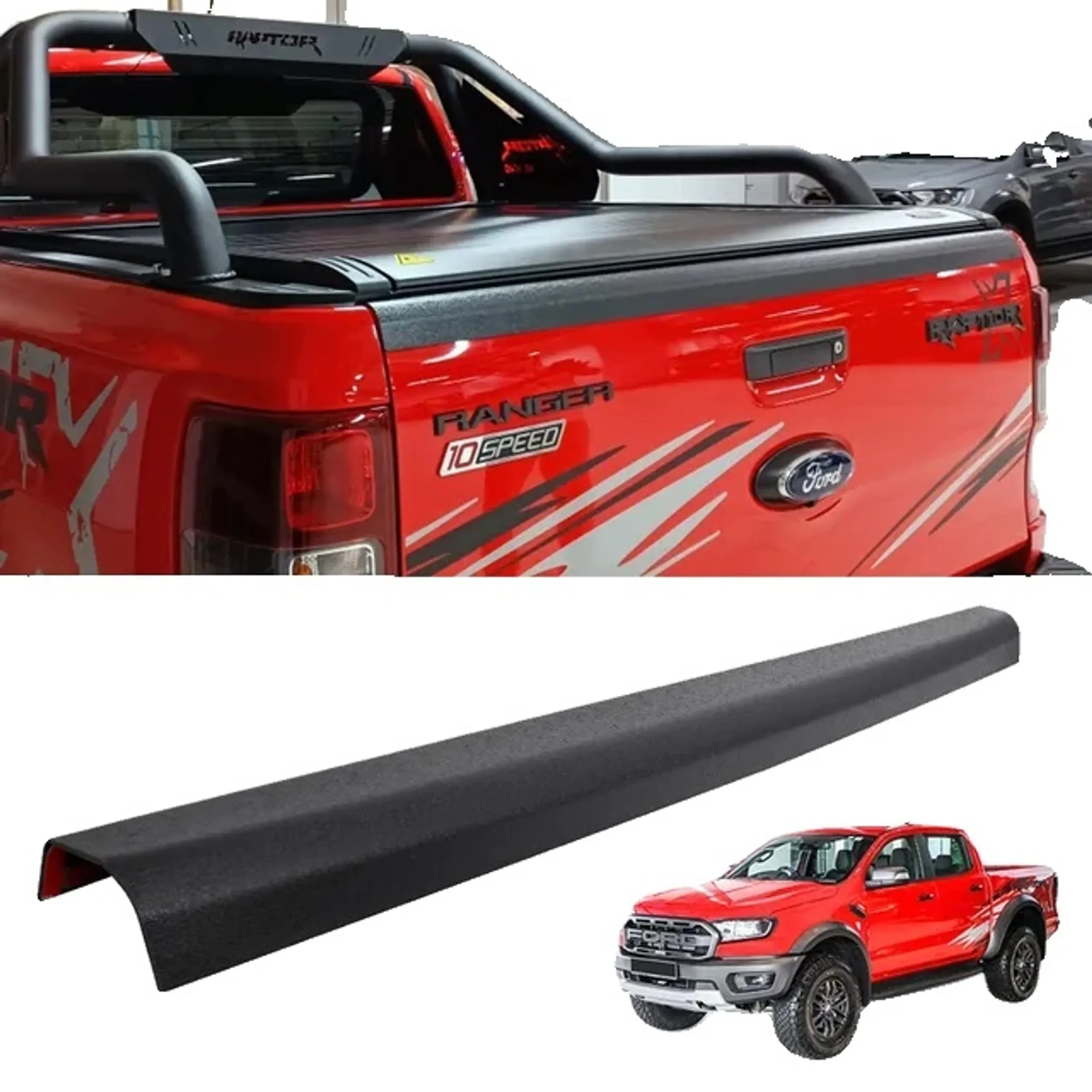 Jeffergarden Cavo di supporto per cinghia di supporto per portellone posteriore da 2 pezzi UH70‑65‑760 di ricambio per Ranger Thunderbird