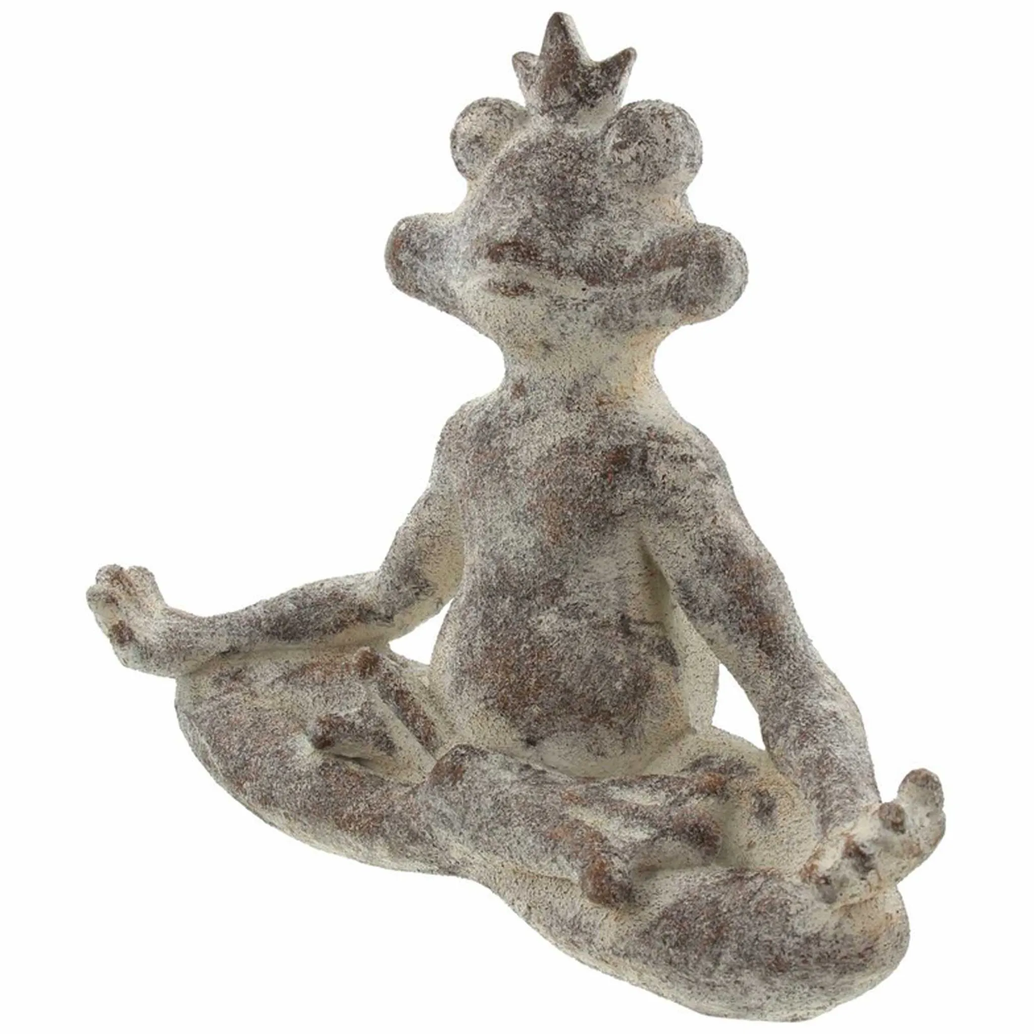 SIDCO Froschkönig Frosch Gartendeko Yoga