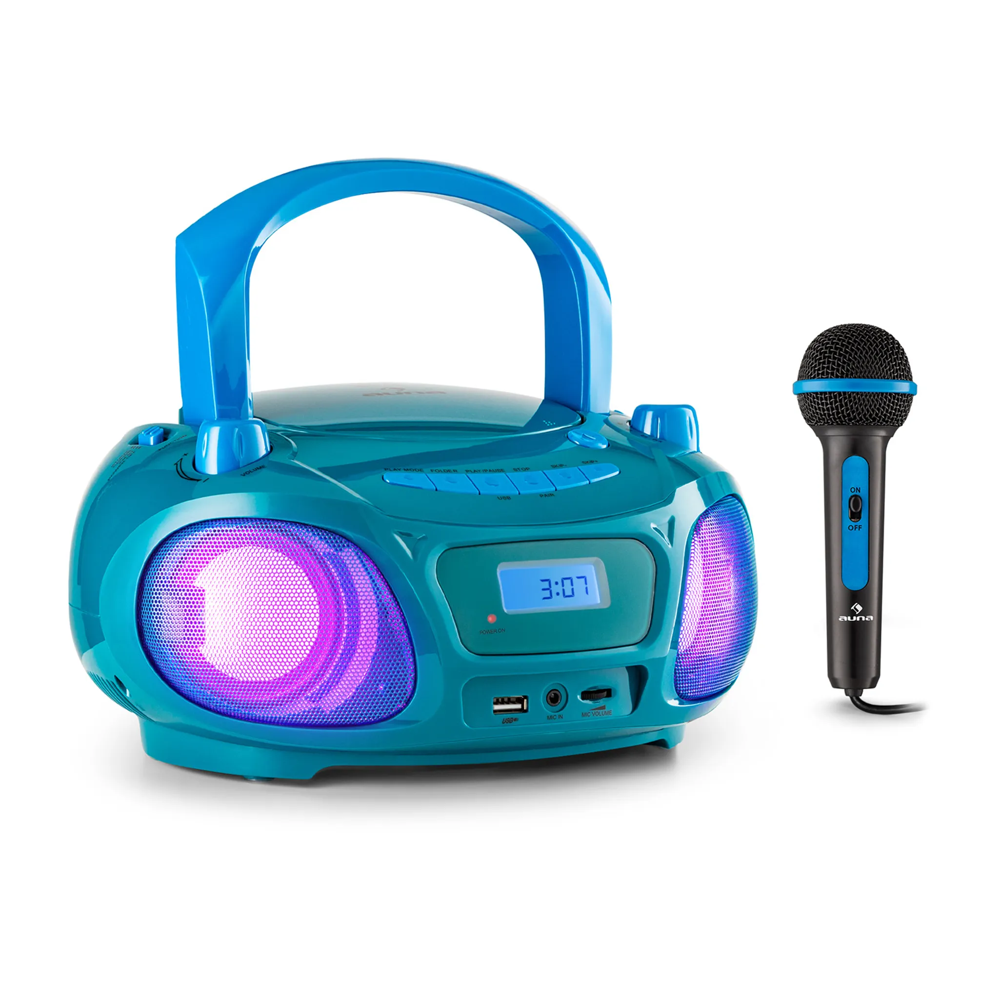 auna Boombox CD Player Bluetooth für Kinder 