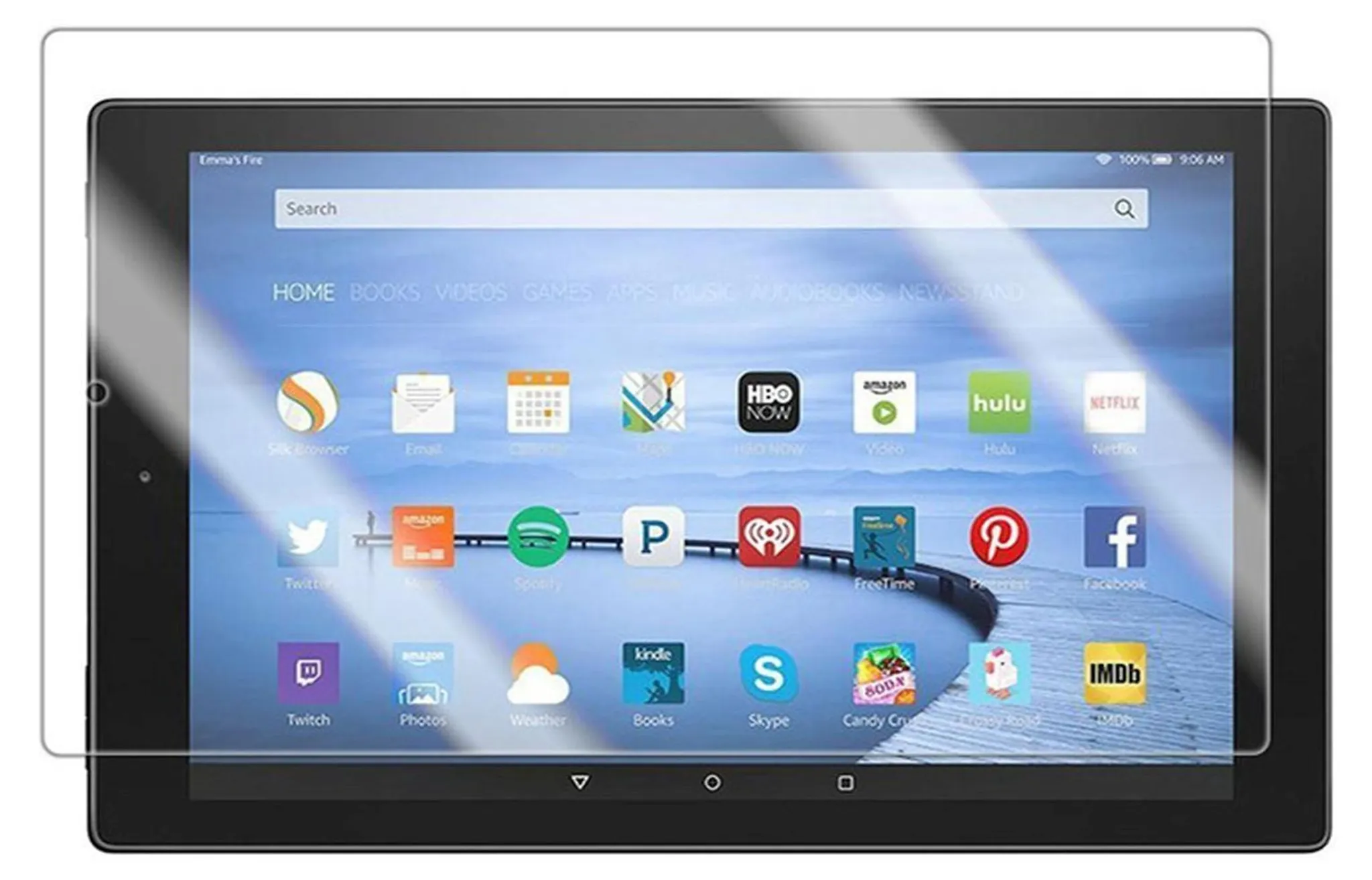 Dipos 2X Pellicola Protettiva Antiriflesso Per Amazon Fire HD 10 (2017) – Opaca, Anti-impronta – Made In Germany
