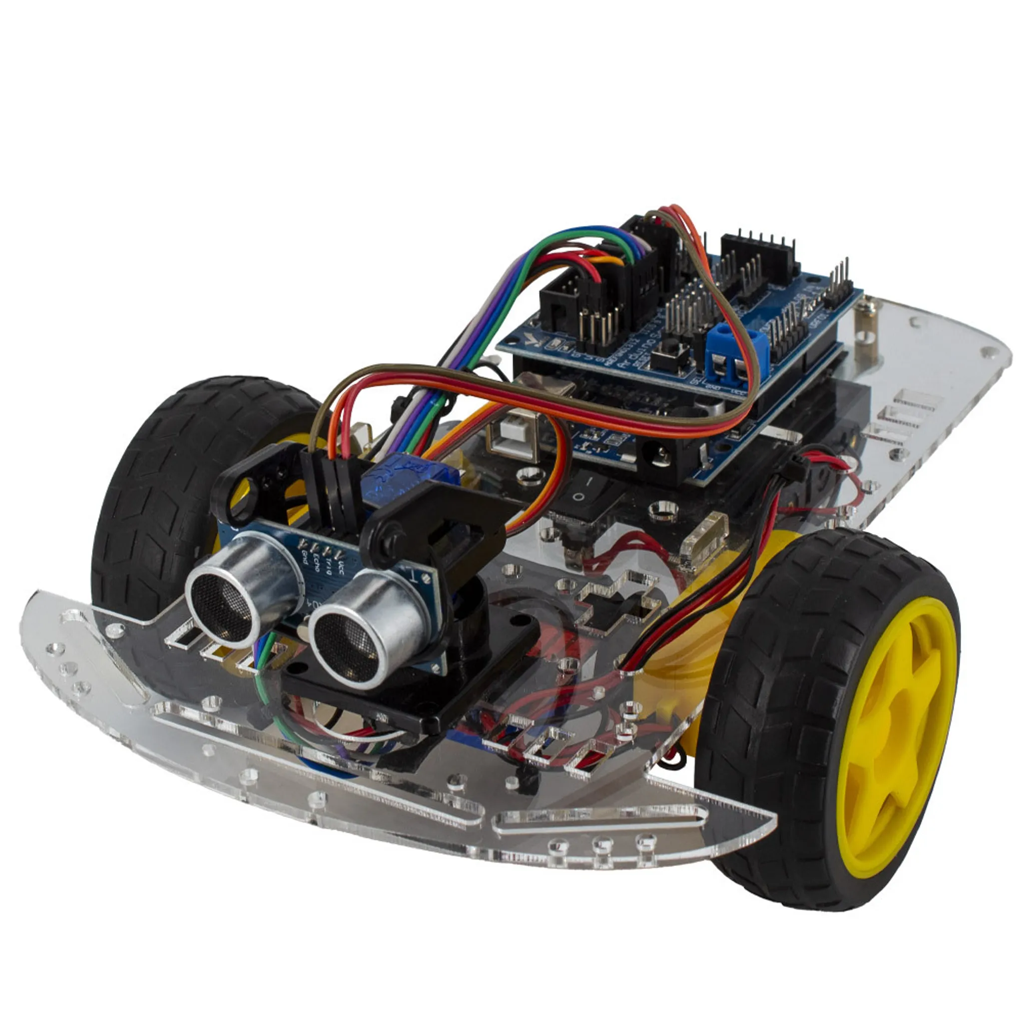 yourDroid 2WD Smart Car Chassis für DIY Roboter