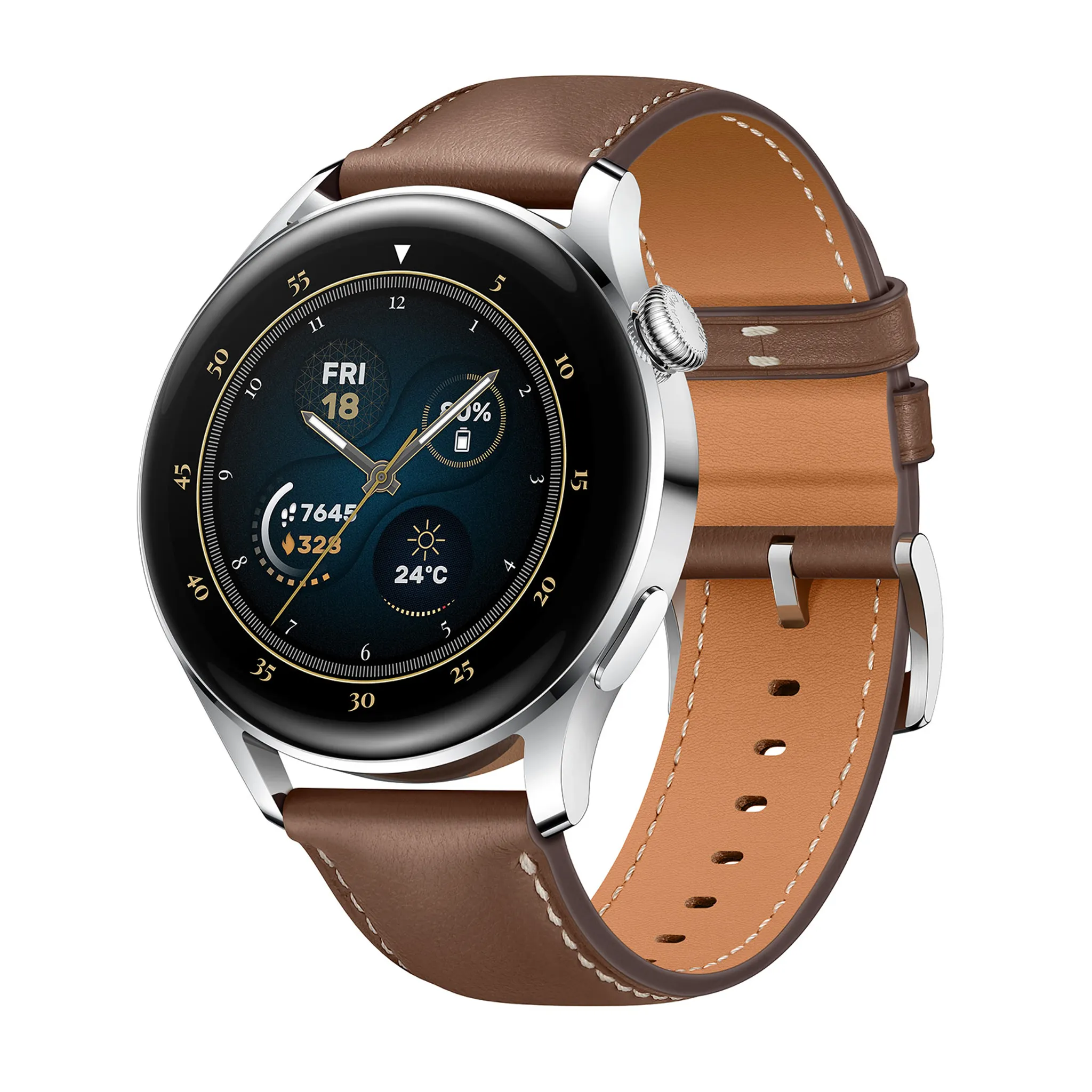 HUAWEI Smartwatche edelstahl/braun 3 Watch