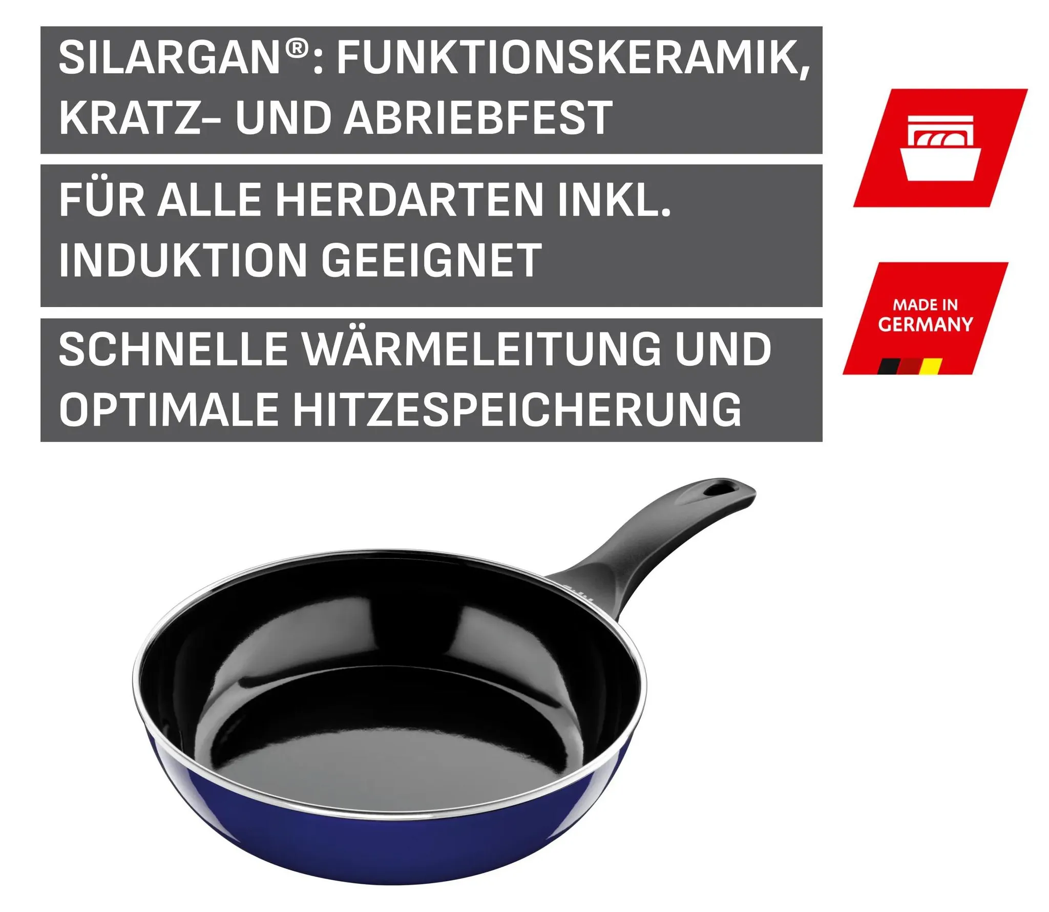 SILIT Blaue Emma Zierring Silargan Blaue Emma Stielpfanne