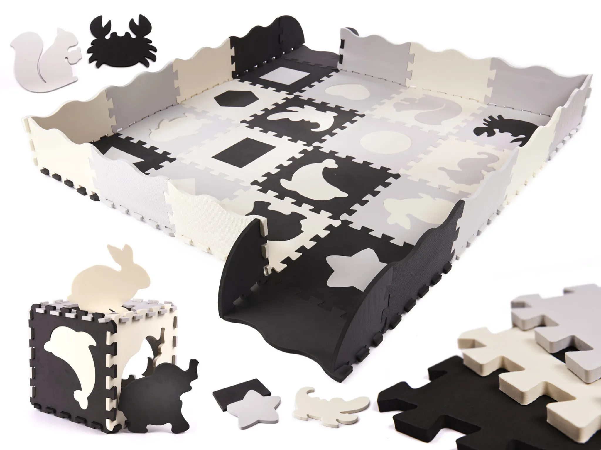 Spielmatte LUNO - puzzlematte baby