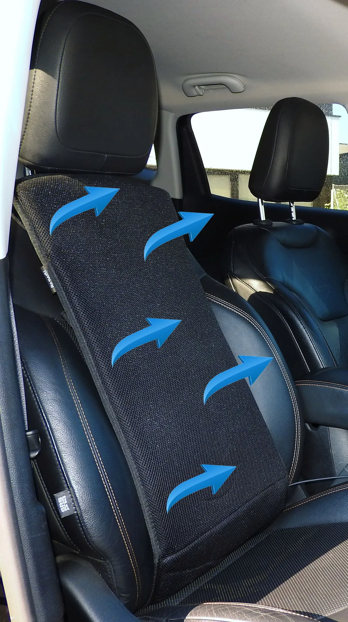 Sommer Autositzkissen belüftet und atmungsaktiv kühles Pad Auto