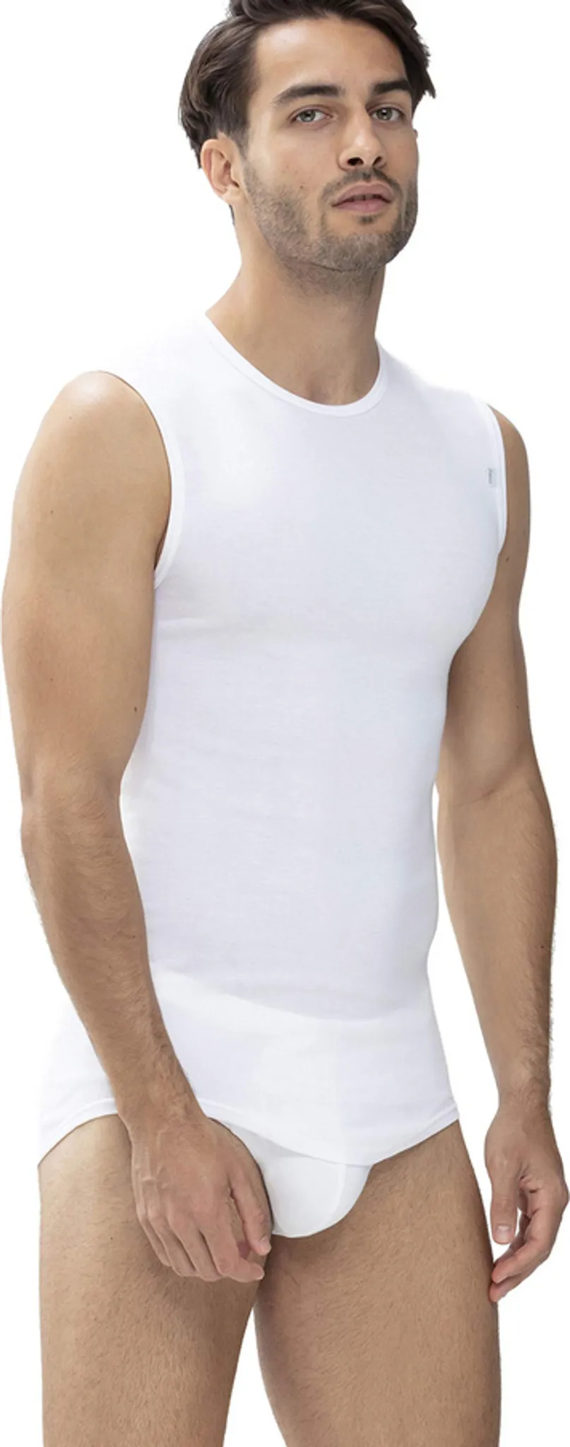 SES Herren Unterhemd 4er Pack Feinripp - 100% Baumwolle Kurzarm