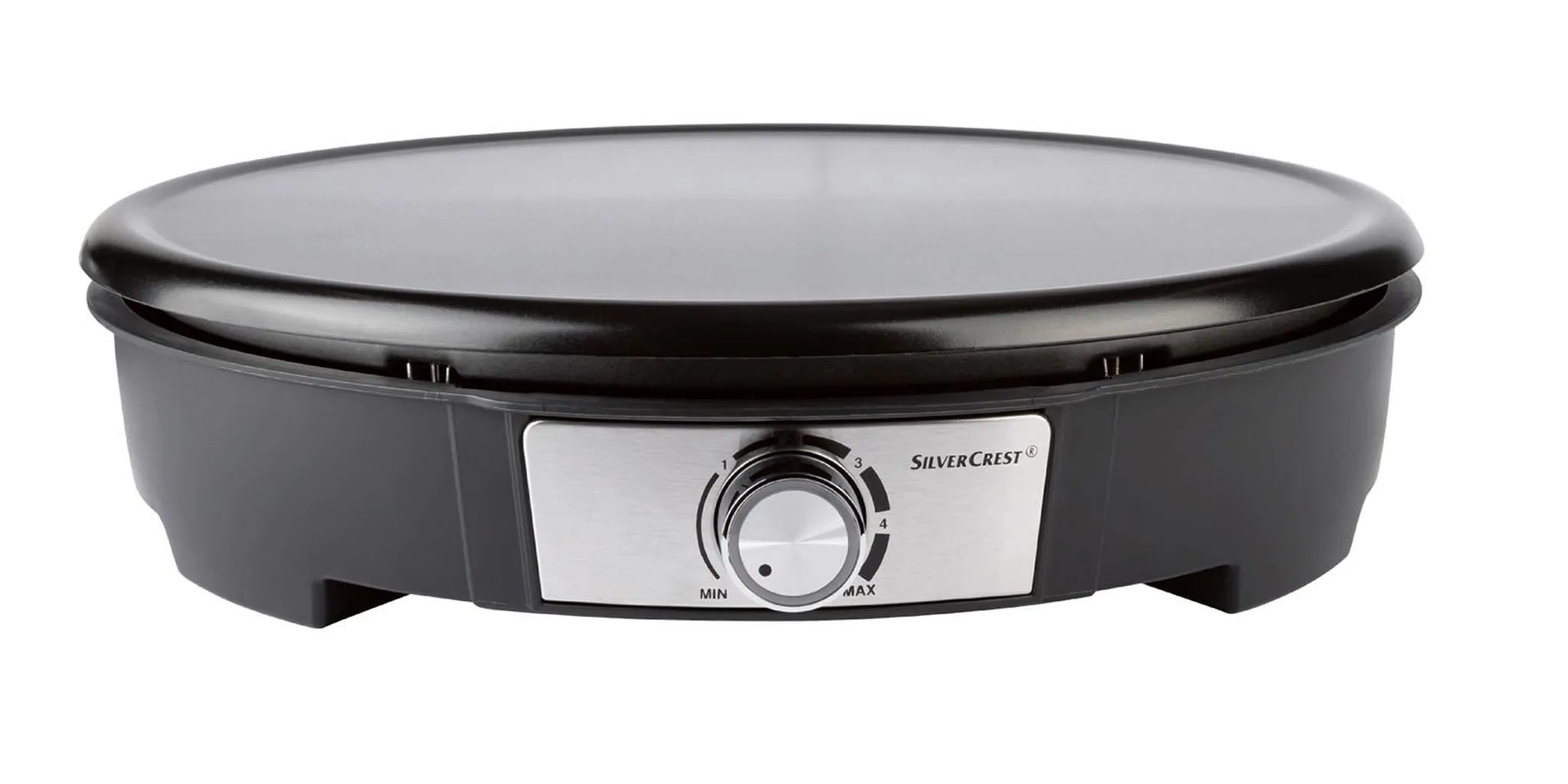 Crepes Maker Professionale 220V 3000W, Piastra In Ghisa 40 Cm Con Rivestimento Antiaderente, Regolazione 50-300°C, Spatola In Legno Inclusa, Per Crepe, Pancake E Tortillas
