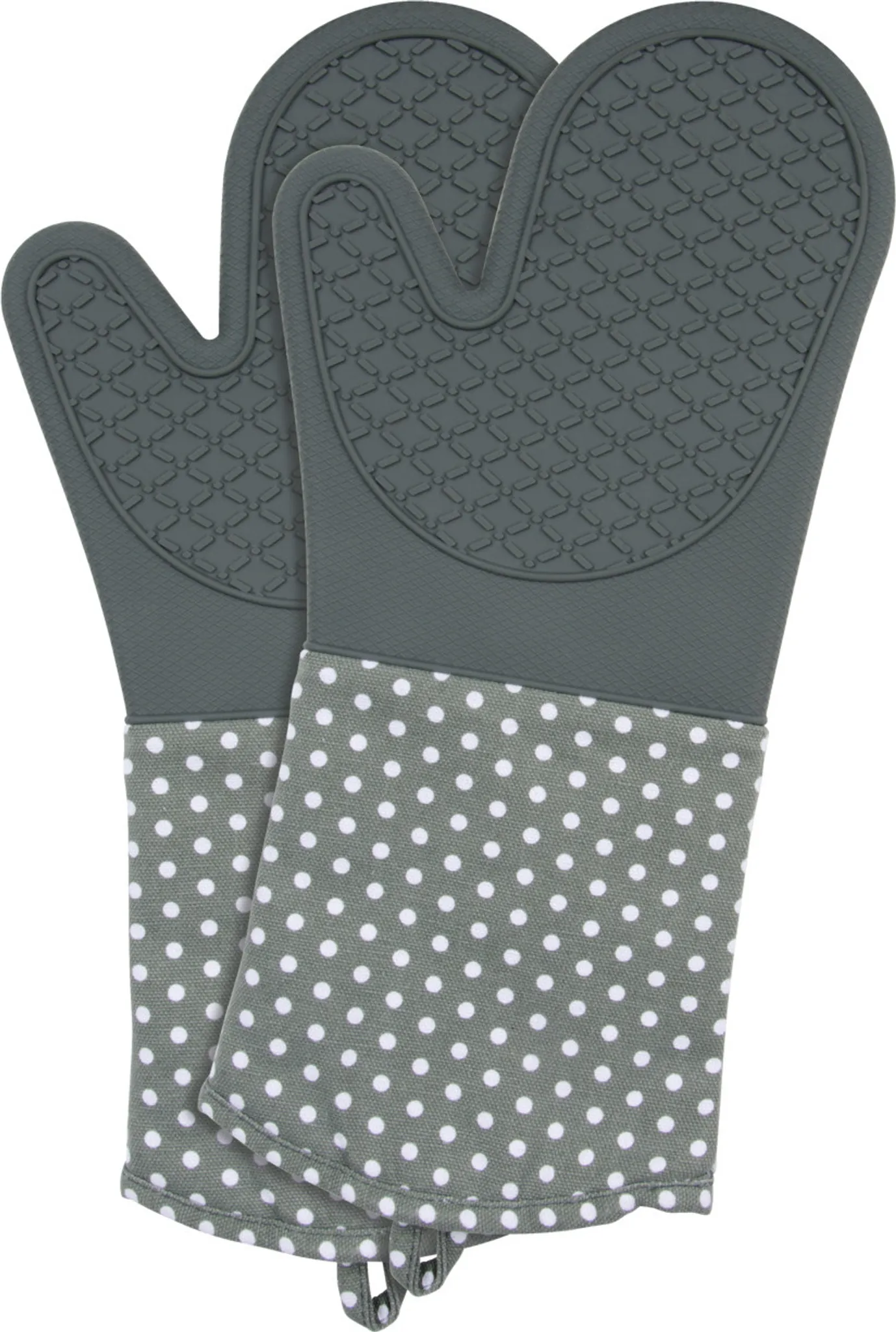 Herreicher Guanti Barbecue Nuovo Guanti Grill - Guanti da Forno Resistenti al Calore Fino a 800°C in Silicone Antiscivolo Superficie Pot Guanti BBQ Accessori da Cucina Tipo Universale XS-XXL