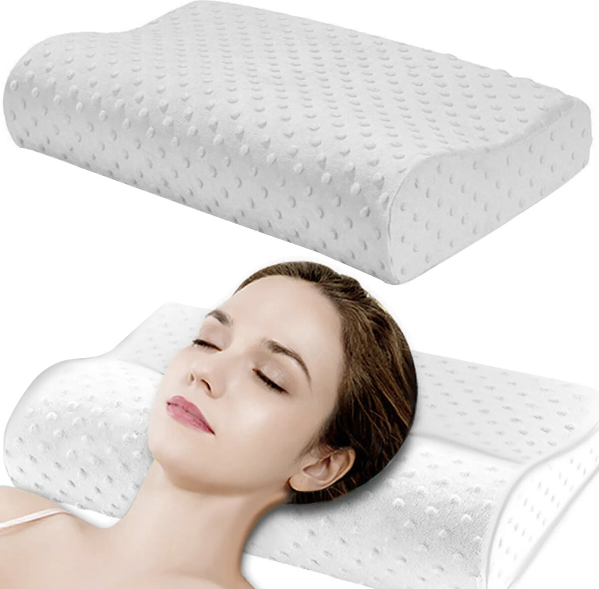 Huike Cuscino ortopedico per la schiena, supporto per la schiena, in memory foam, cuscino lombare, cuscino per alleviare la schiena, supporto lordosi, per auto, ufficio e casa (beige