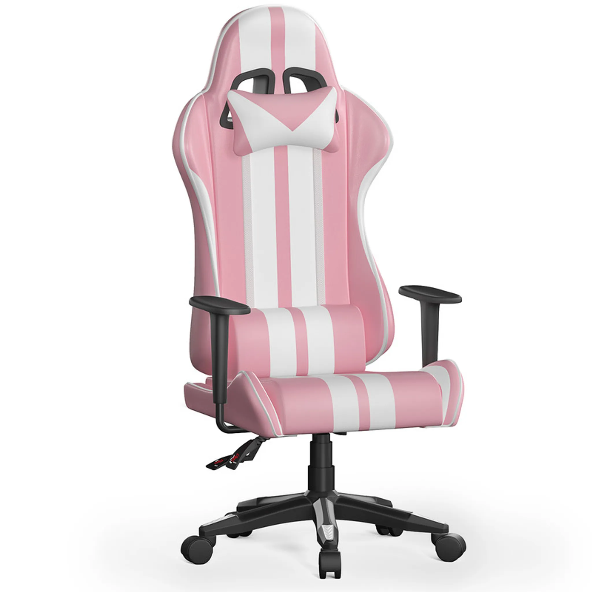 BIGZZIA Gaming Stuhl Ergonomisch Computerstuhl - Gamer Stühle mit  Lendenkissen + Kopfstütze Höhenverstellbar Gaming Chair Bürostuhl für