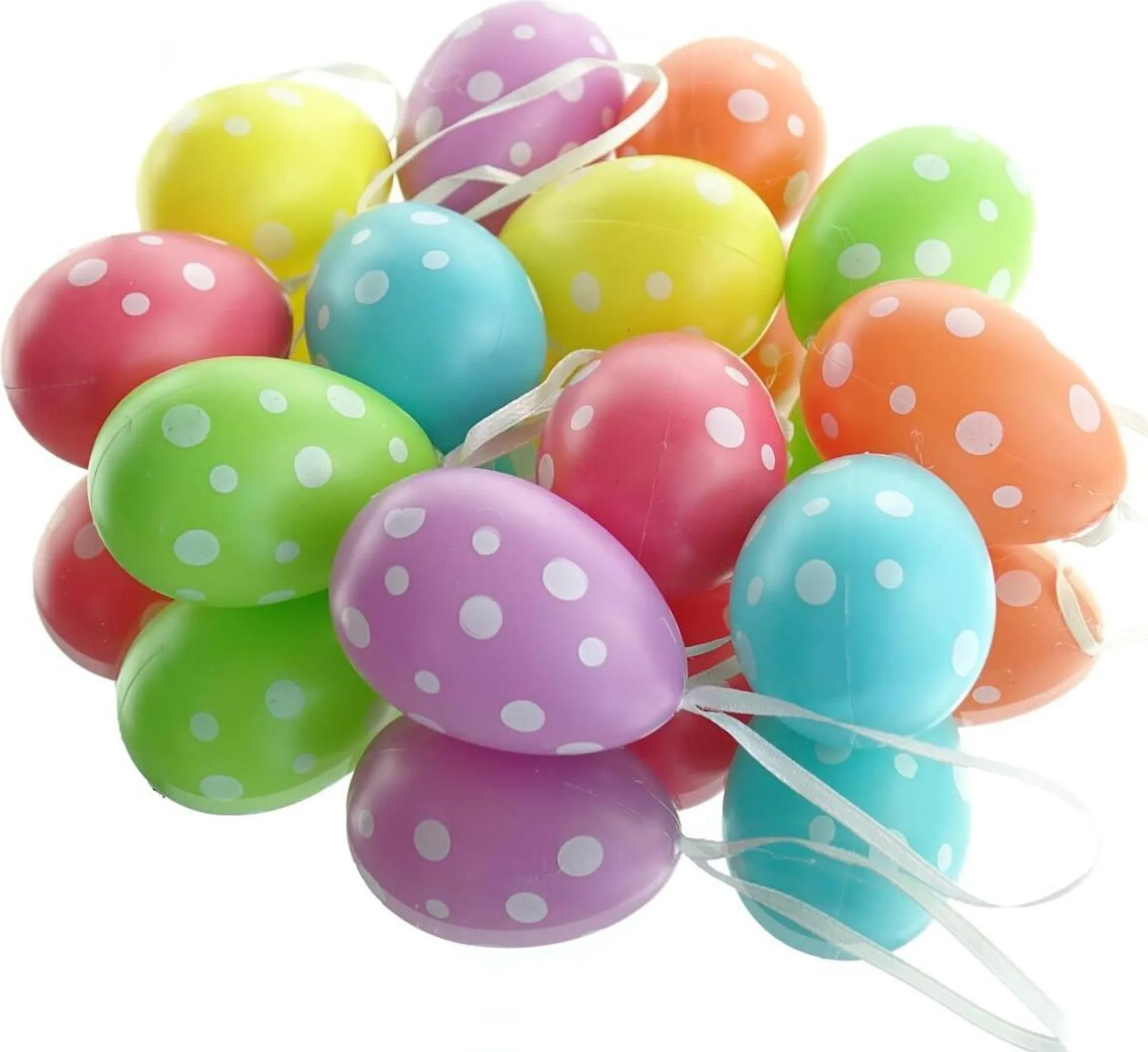 24 Bunte Ostereier Leer - Plastikeier Zum Befüllen Für Ostern