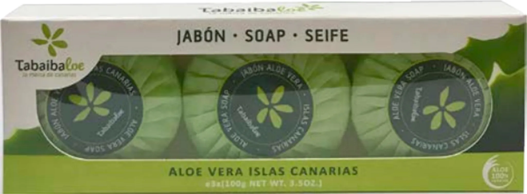 Tabaibaloe Aloe Vera Seife 3x 100g Pflegeseife Seifen