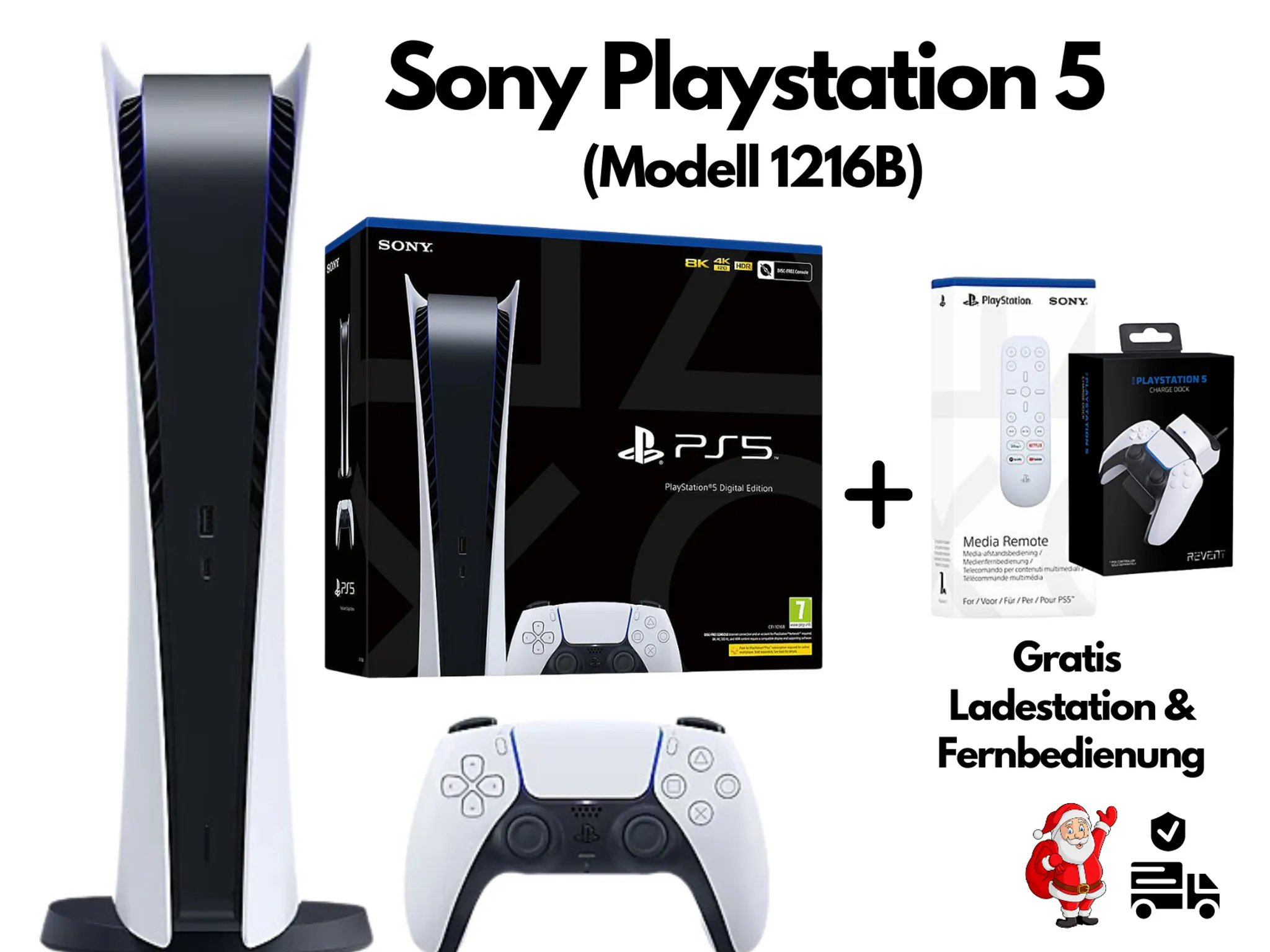 Sony Playstation 5 Digital Edition inkl