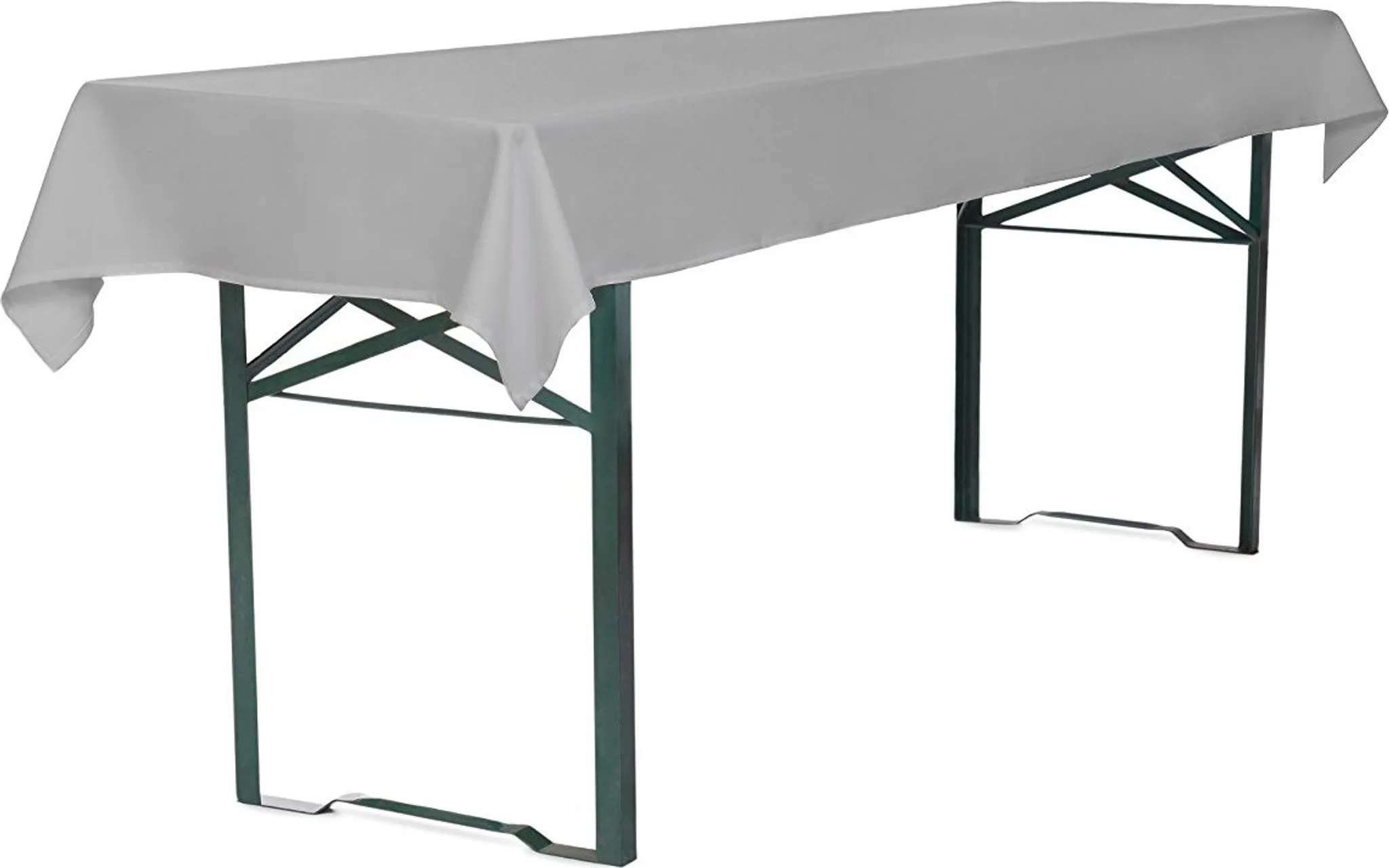 2er Set Weiße Polyester Tischdecken 100x140cm - Elegante Tischtücher Für Hochzeit & Feiern