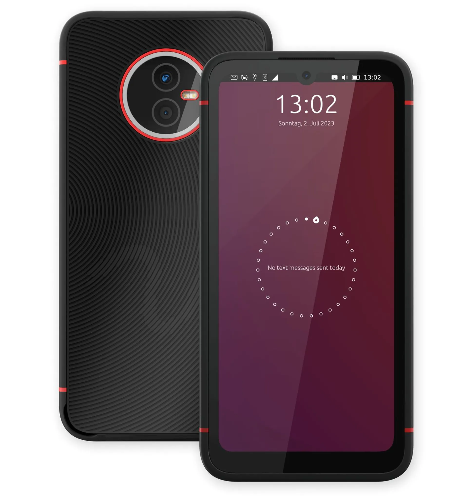 Volla Phone X23 mit Smartphone Touch Ubuntu –