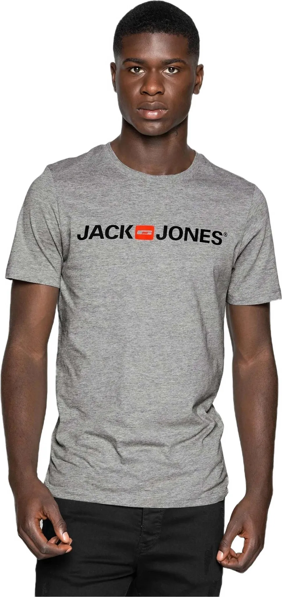 JACK & JONES Felpa Basic JorFaster – Scollo Rotondo – 70% Cotone – Colori: Fig, Tap Shoe, Grigio Melange