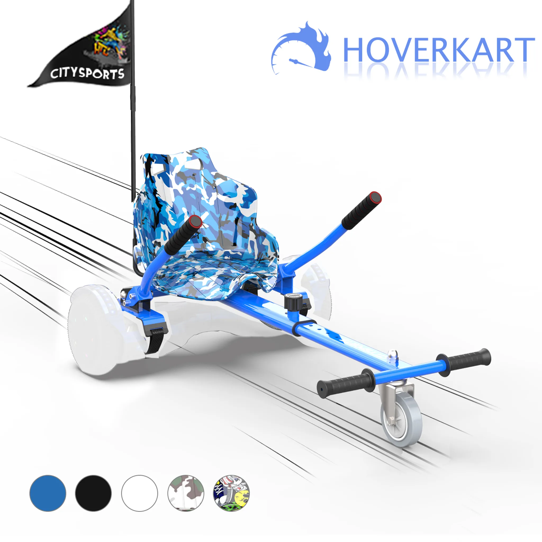 Hoverboard Sitz Scooter Hoverkart Sitzscooter Hoverseat Hover