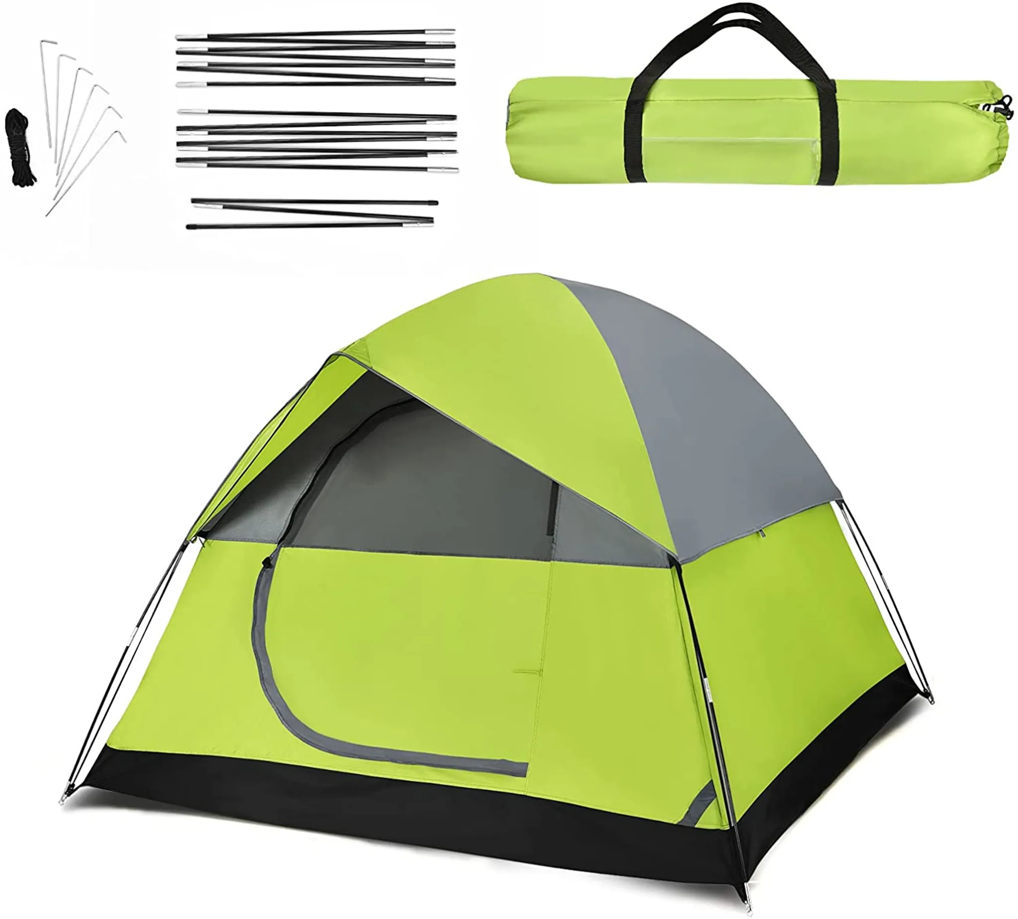 GOPLUS Campingzelt für 4 Personen Outdoor