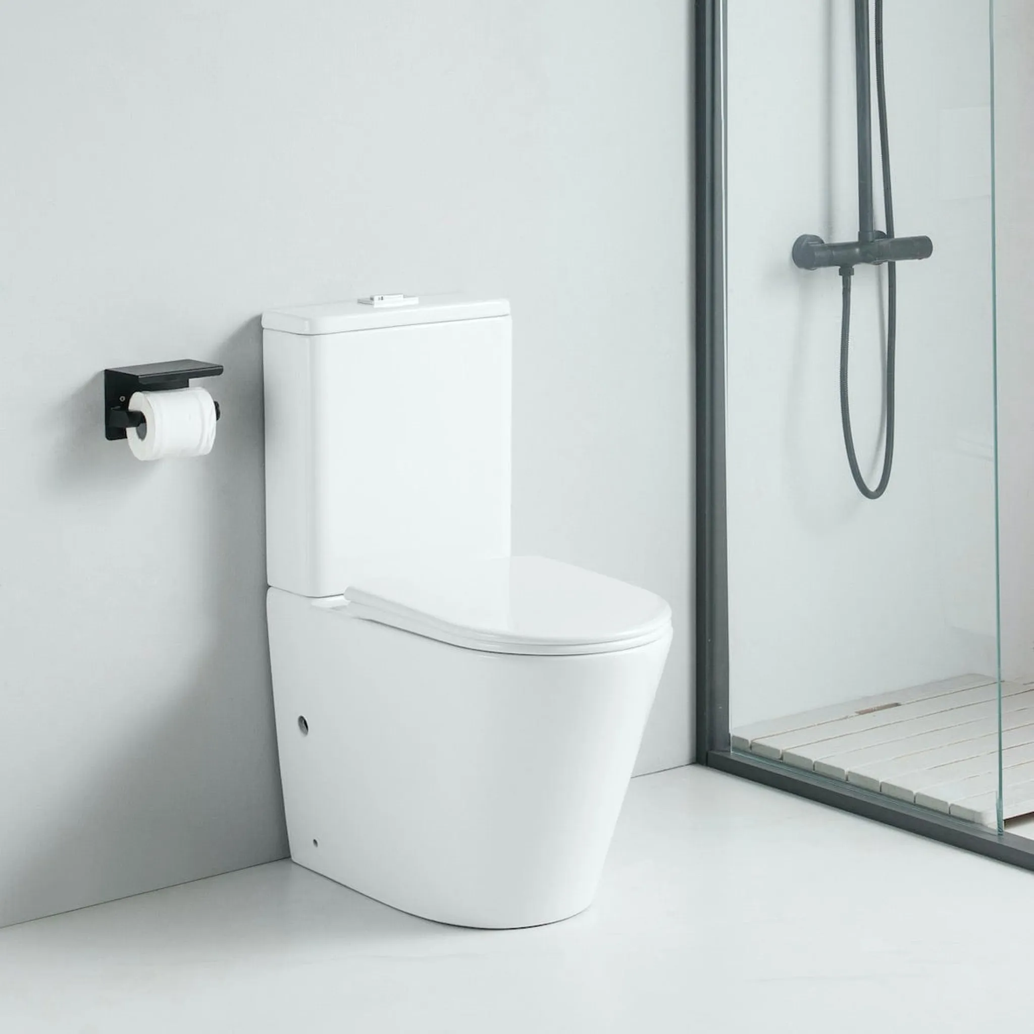 Modernes Keramik Stand-WC CIPOLI weiß | WCs & Toiletten