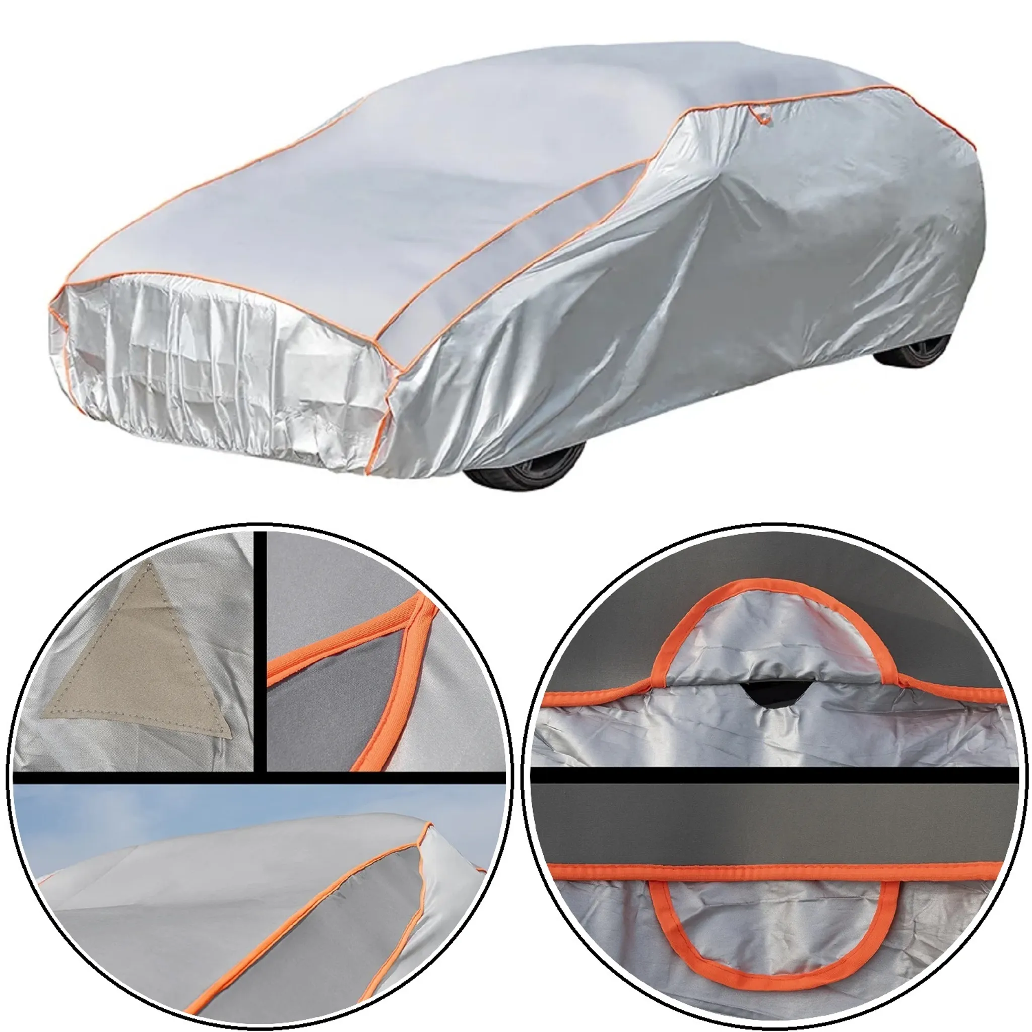 XPOtool Auto-Vollgarage L Hagelschutzplane wasserdichte Pkw-Schutzhülle für  Hagel, Schnee und Regen