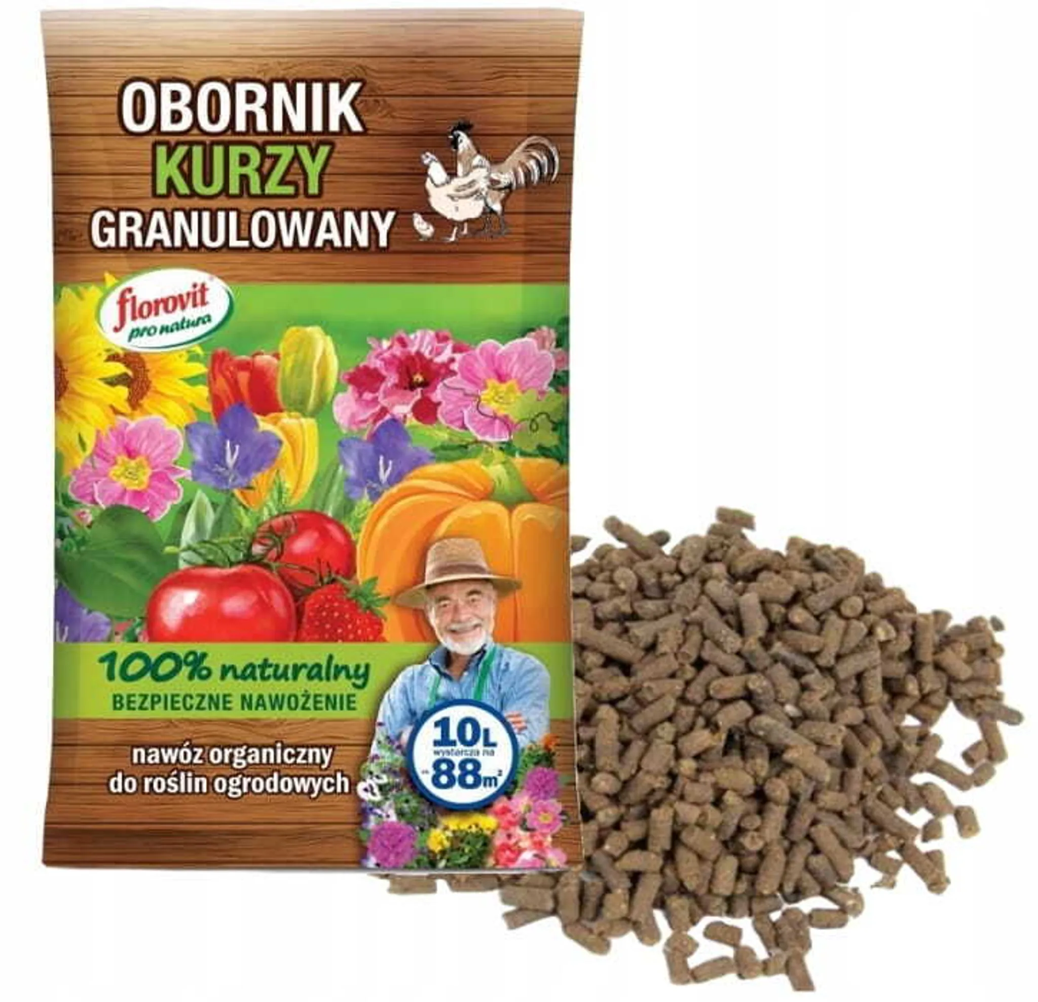 Florovit granulierter Hhnermist 10 l Dnger