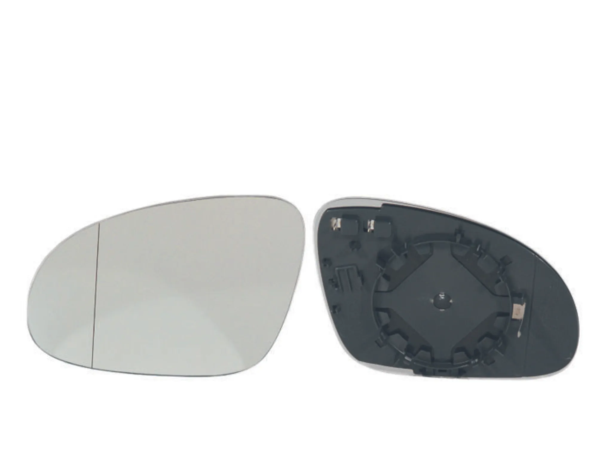 Spiegelglas Glas Ersatzspiegel links Halteclip beheizt passend für VW Golf 7
