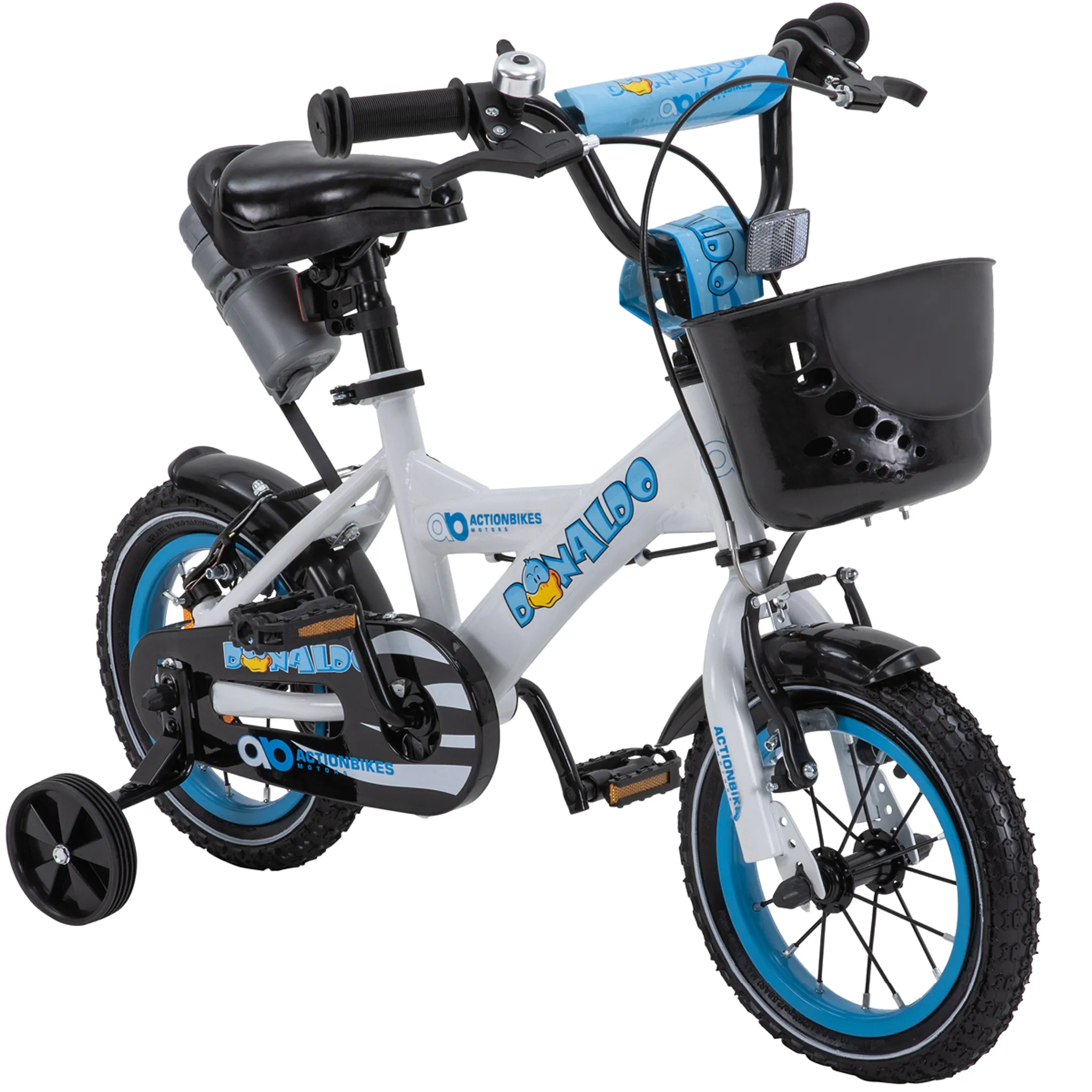 Actionbikes Kinderfahrrad Donaldo 12 Zoll - Kinder Fahrrad - V-Brake Bremsen