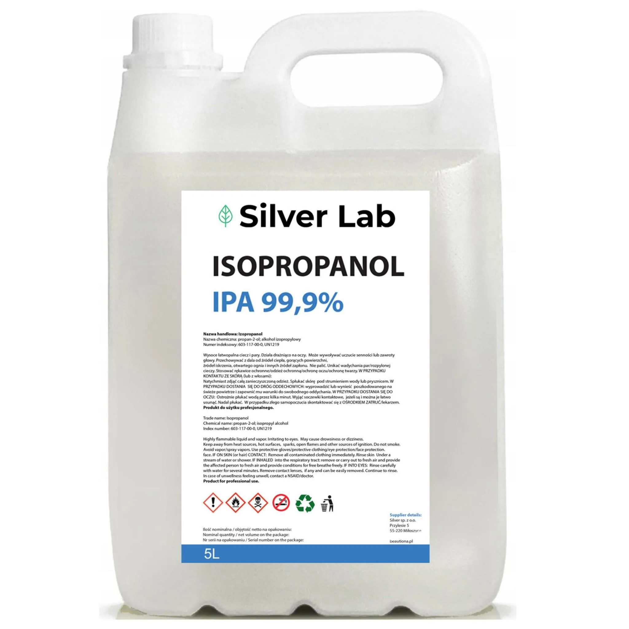 Isopropylalkohol 99 % – 5 Liter: Reinigungsalkohol für