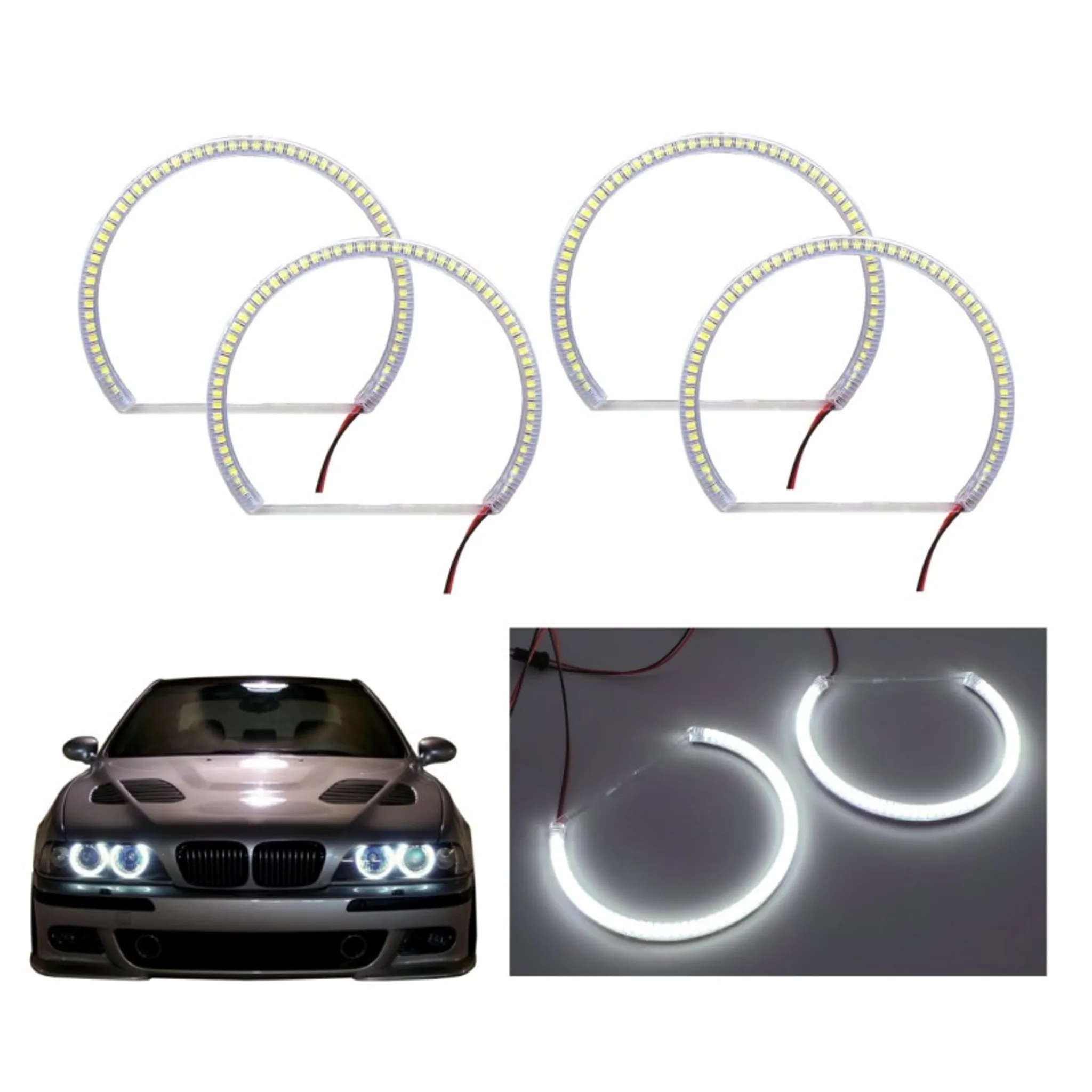 BMW E46 (98-01) LED Angel Eye Ringe Satz vor