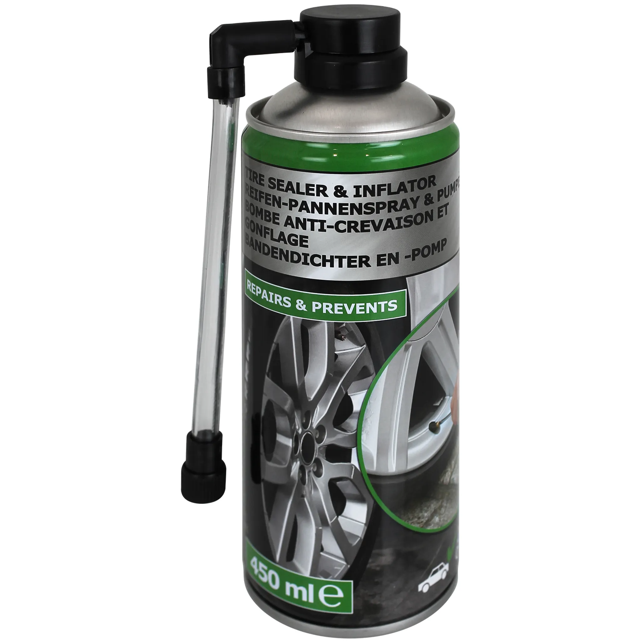 Reifen Pannenspray 450 ml für Auto oder