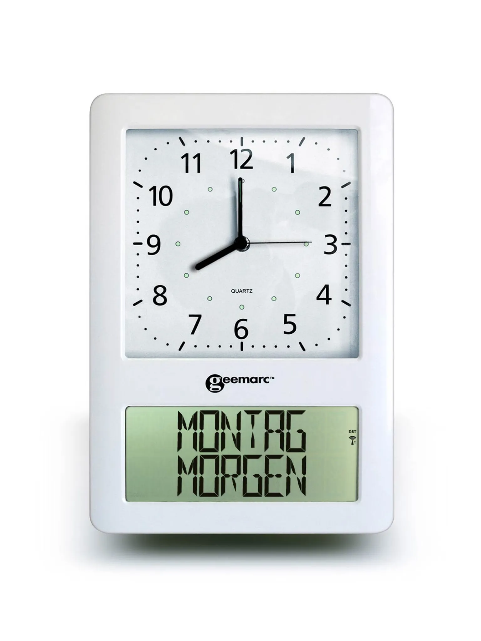 XXL Wanduhr Funkuhr Kalender Thermometer Wecker Digitaluhr - Senioren,  79,95 €