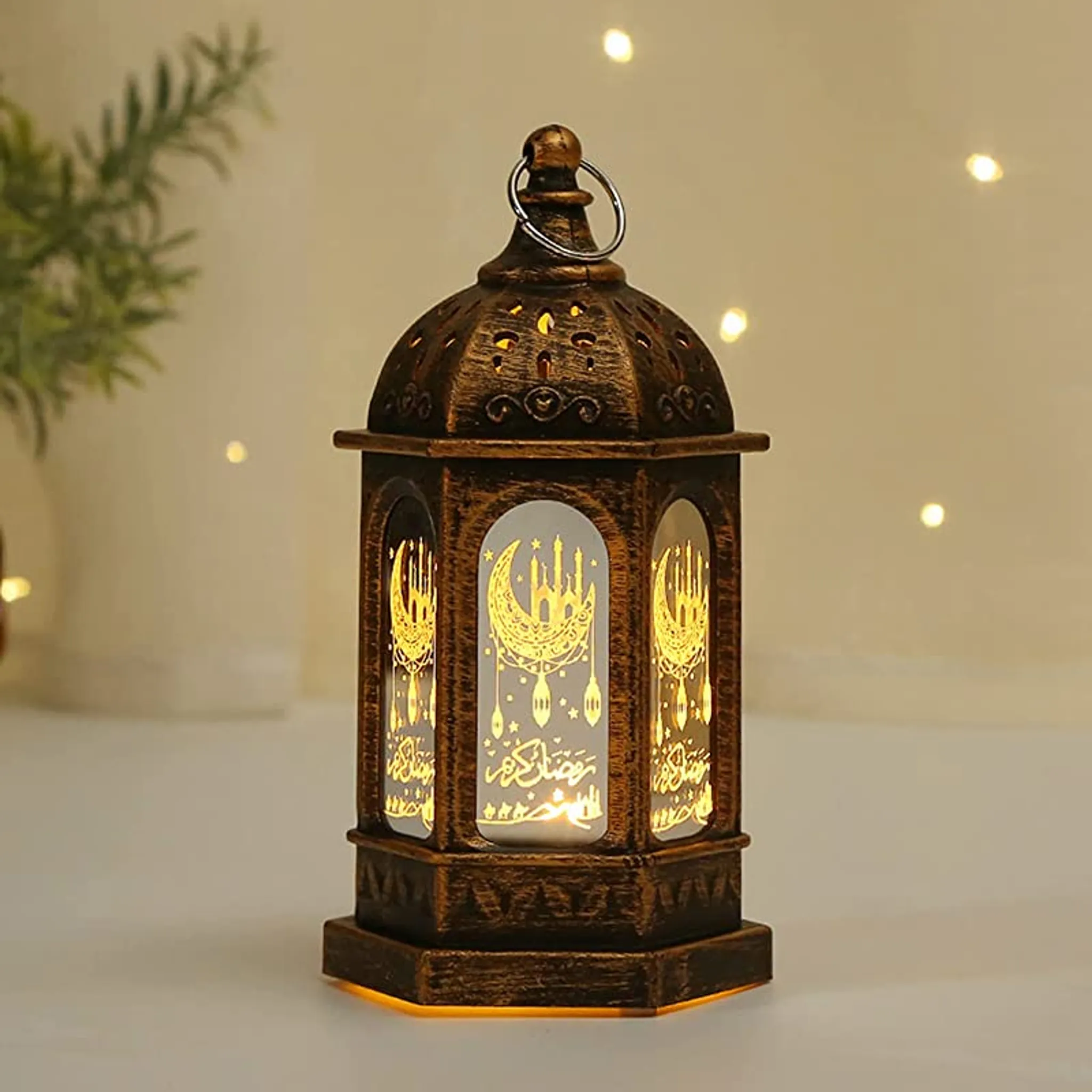 Startseite Lampe Ramadan Eid Lron Kunst Wind Lampe Kunsthandwerk Arabische  Laterne Studie Lampe Dekorieren Von 22,36 €