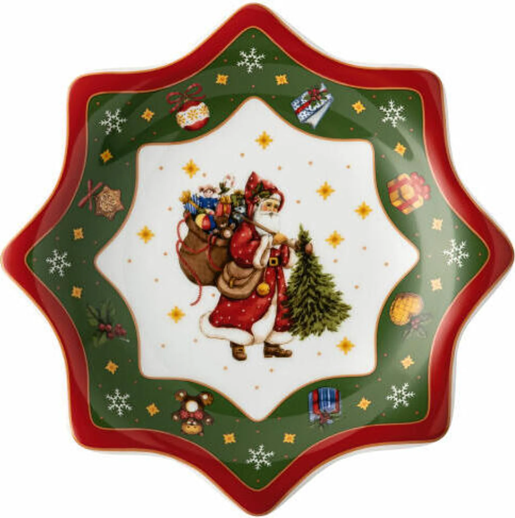 Hutschenreuther Happy Wintertime H. Wintertime Red plate flat 33 cm