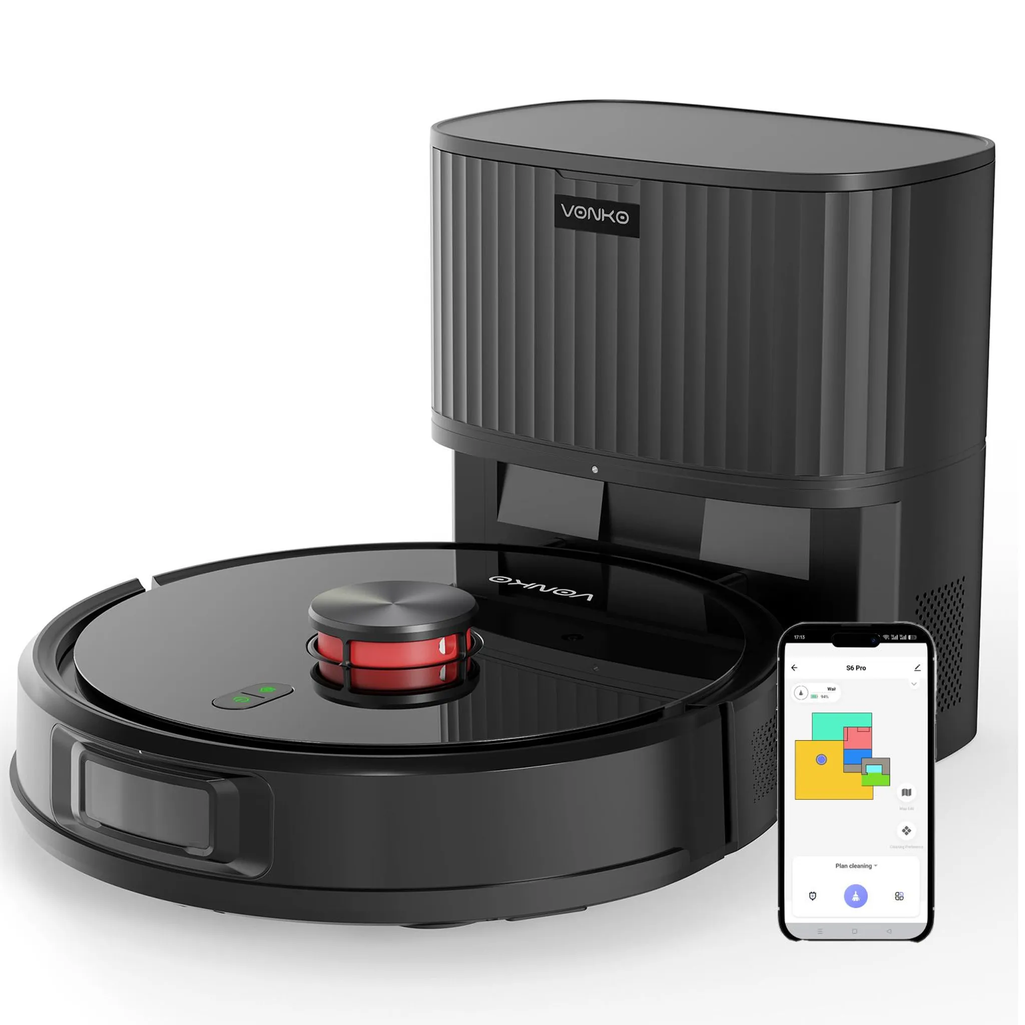 T20+ Staubsauger Roboter 3-in-1 , Saugroboter Mit
