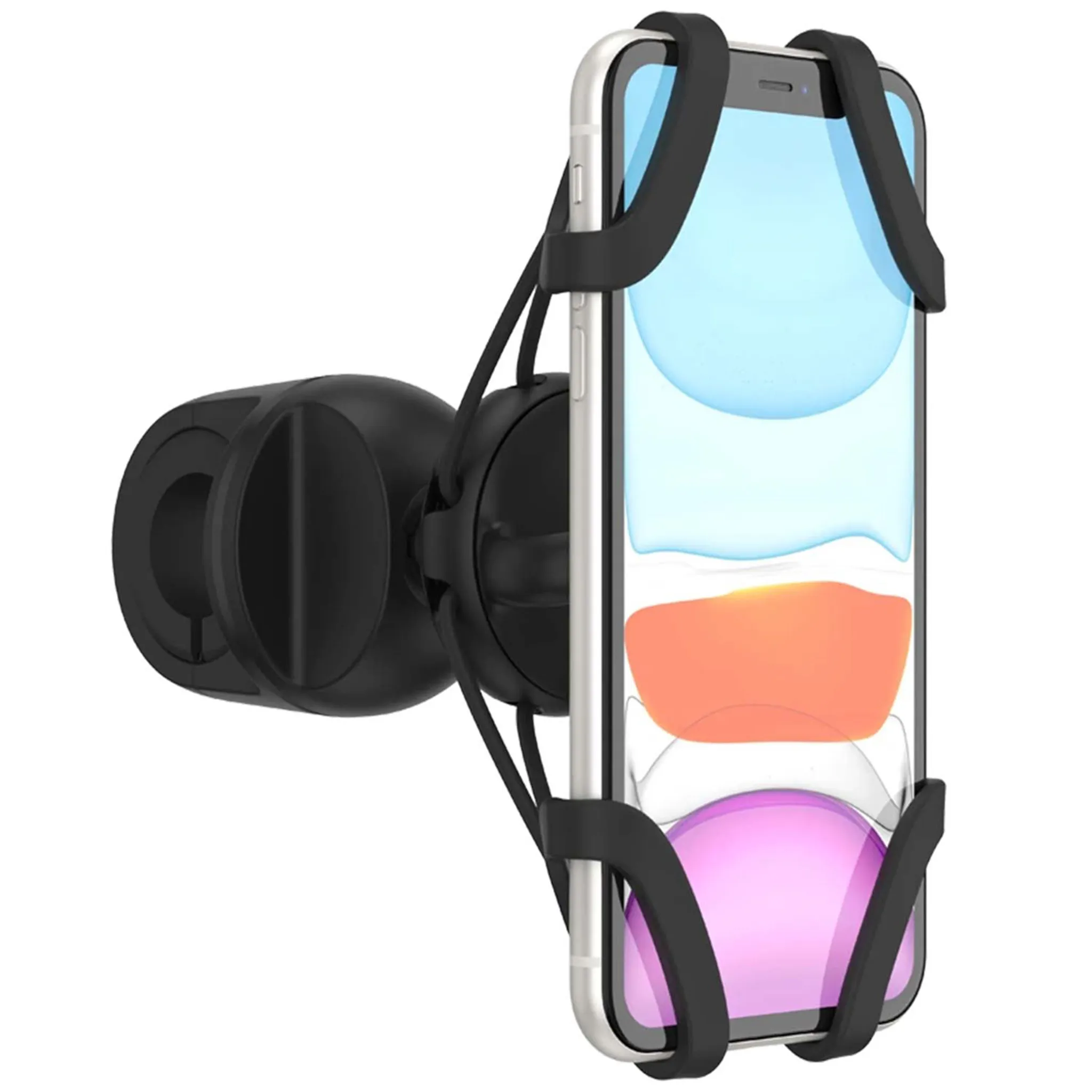 PopSockets PopMount 2 Ride – Telefonhalter für das Fahrrad für PopGrips –  Schwarz