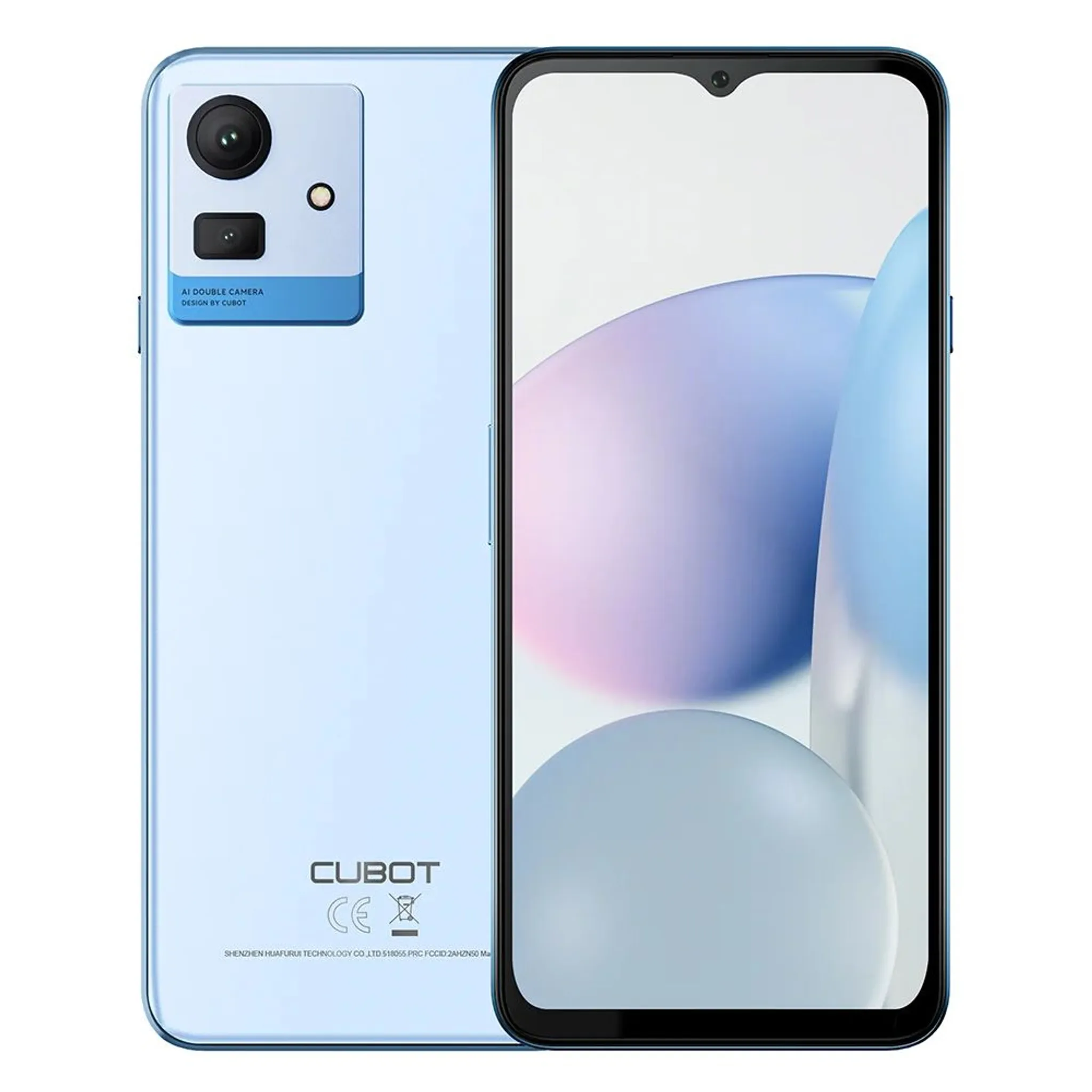 CUBOT Smartphone, 13, Blau, Android 50 NOTE