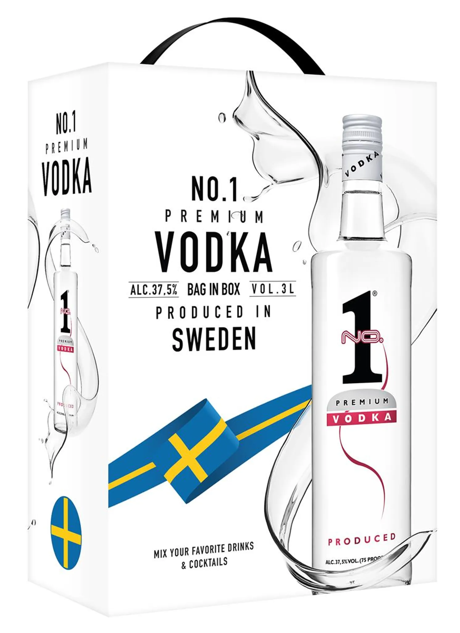 9 Mile Vodka Magnum Wodka 3l (37,5% Vol) mit