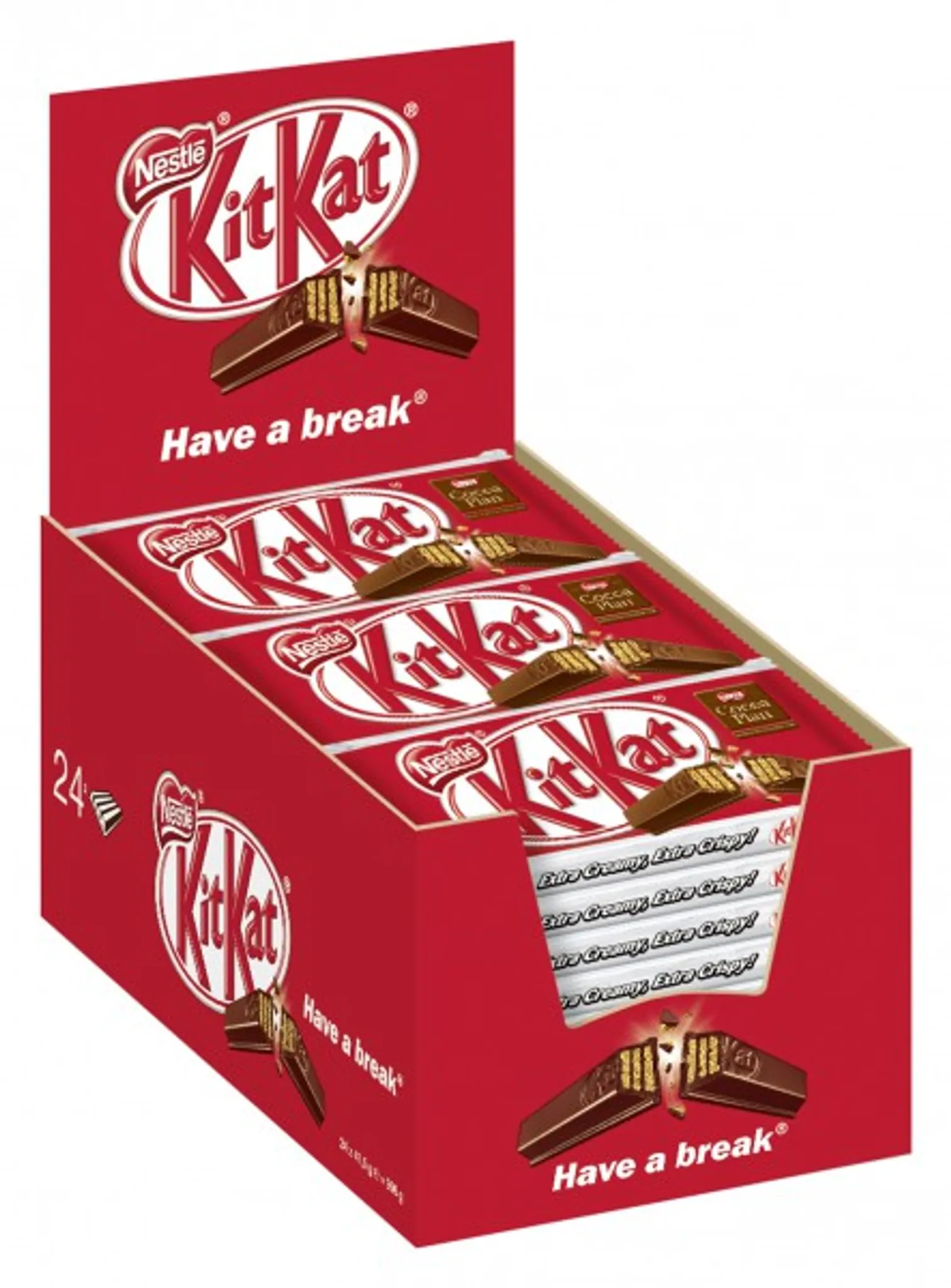 NESTLÉ KitKat Classic Schokoriegel 24er Pack