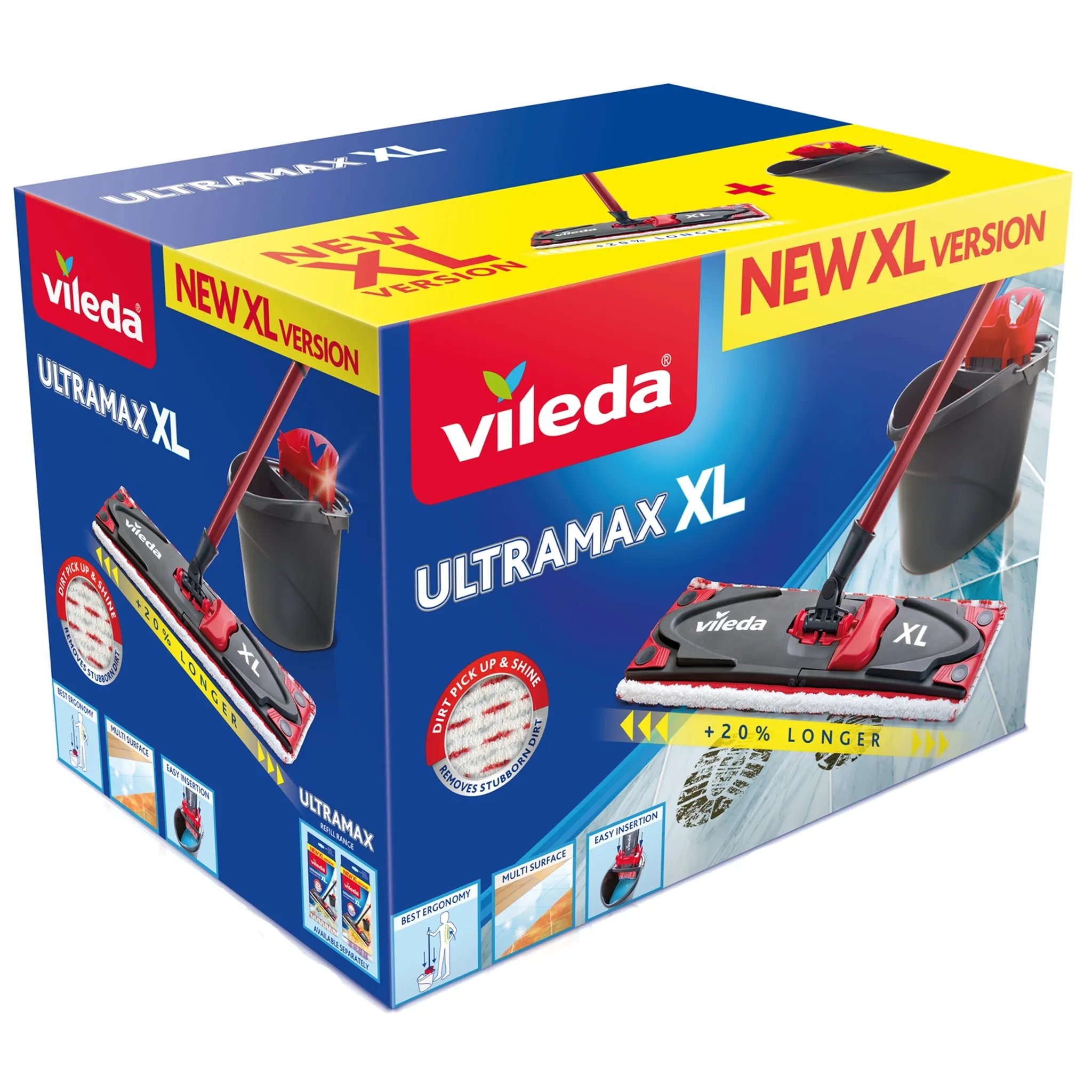VILEDA Bodenwischer Mopp ULTRAMAX BOX XL 42CM