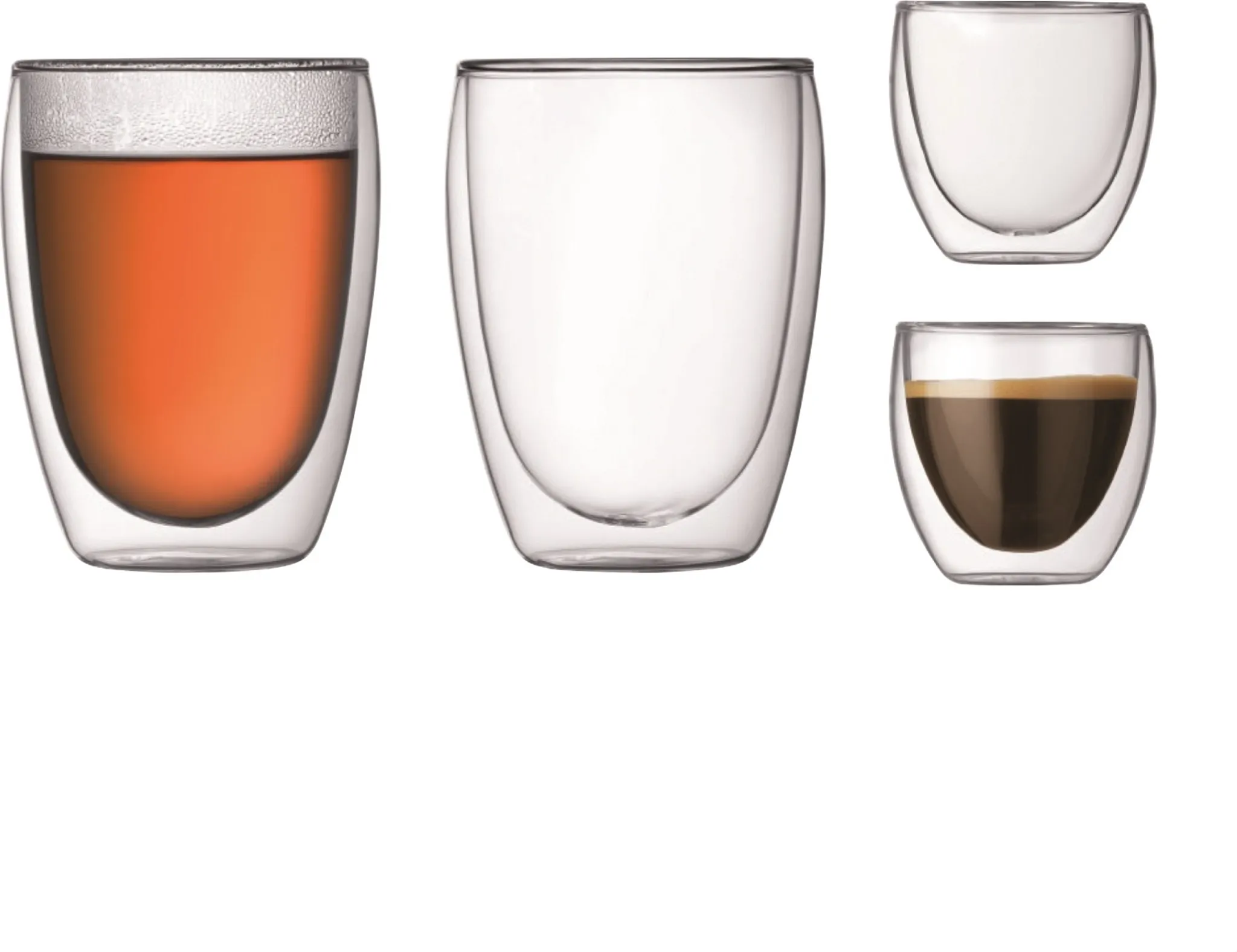 Bodum Pilatus – Set Di 6 Bicchieri In Vetro A Doppia Parete, 35 Cl, Lavabili In Lavastoviglie, Regalo - 3