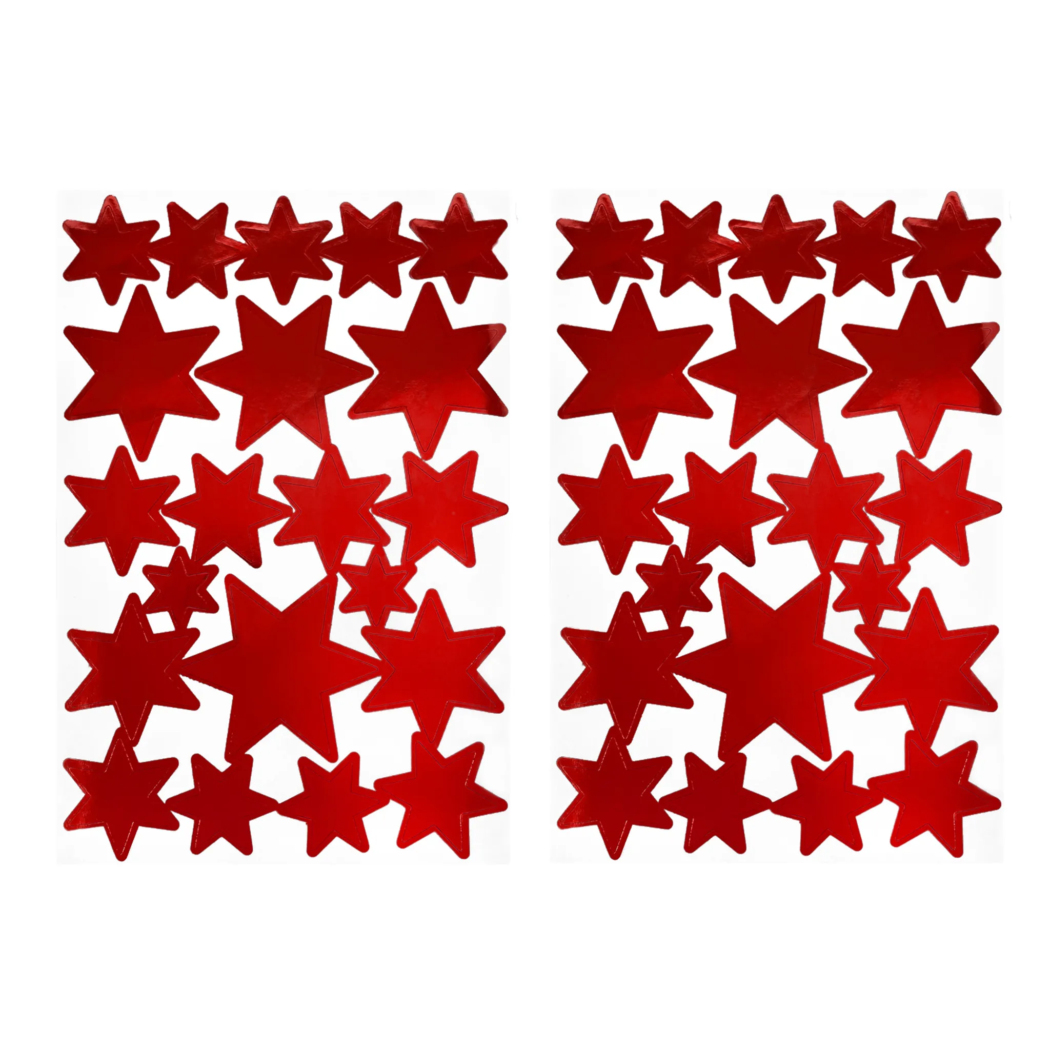 Oblique Unique 42 Sterne Sticker Stern
