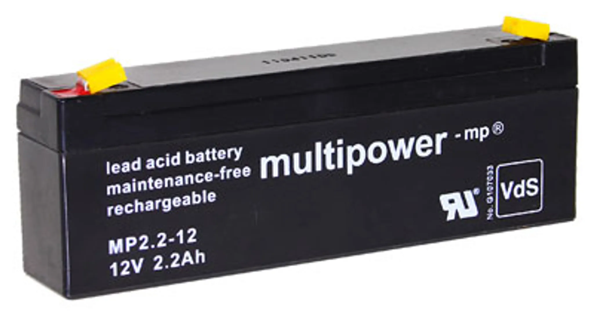 Multipower MP12-6 Blei Akku mit 4,8mm Faston Stecker 6V, 12Ah, 12 Volt, Multipower, Akku für Blei Gel AGM, Akkus