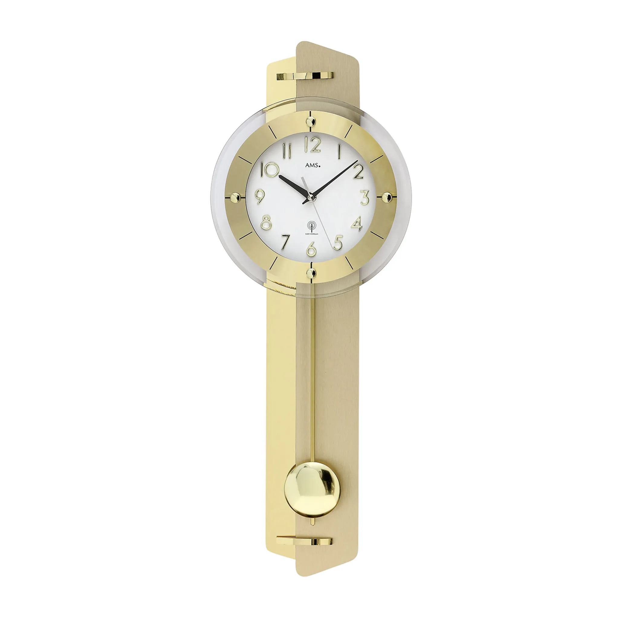 AMS 5267 orologio da parete radiocontrollato con pendolo