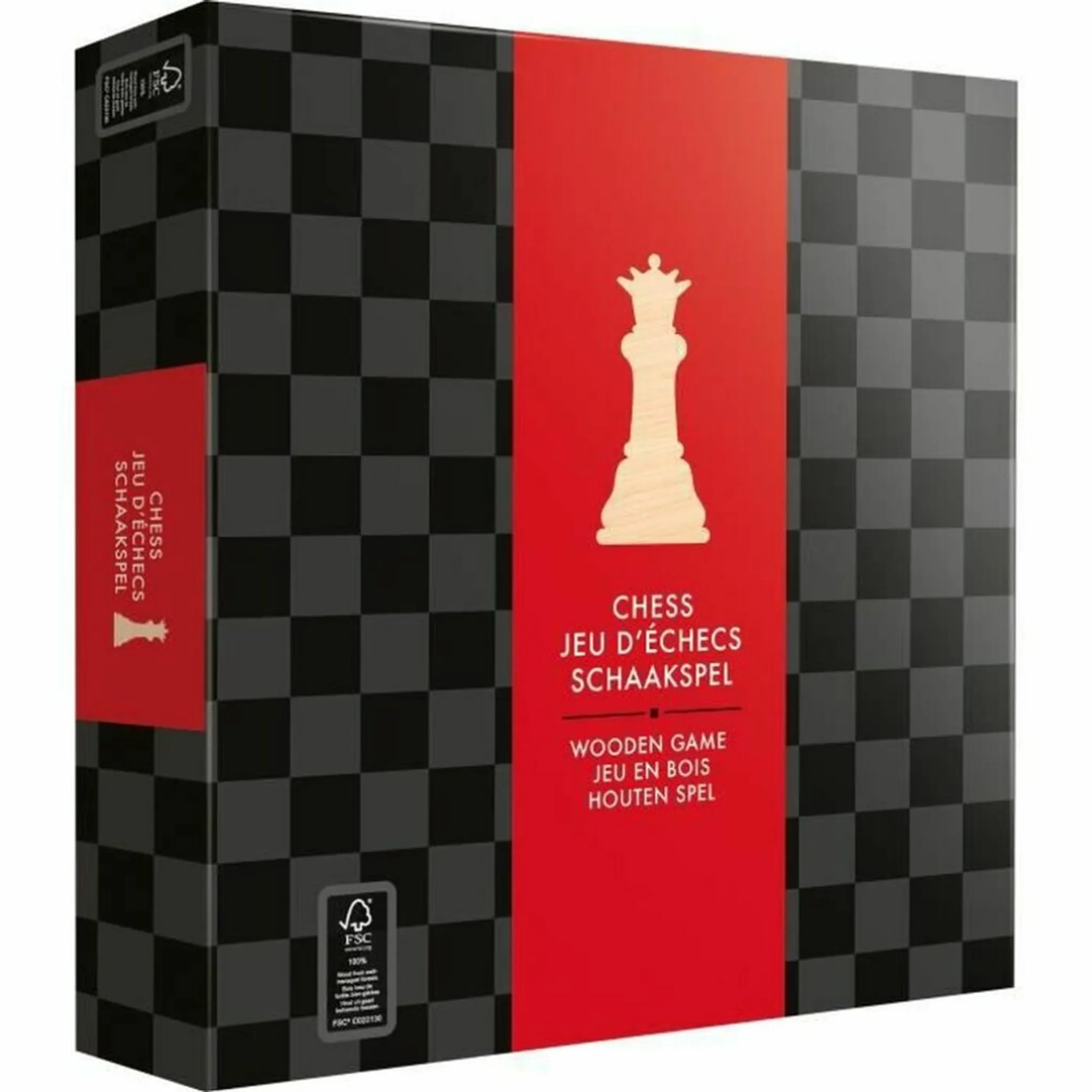 Great Kingdom Schach Spiel und Dame Spiel | Master of Chess Farbe Blau |  Chess Set 35cm | Qualität Reise Schachspiel- Handgemachtes Tragbares Schach