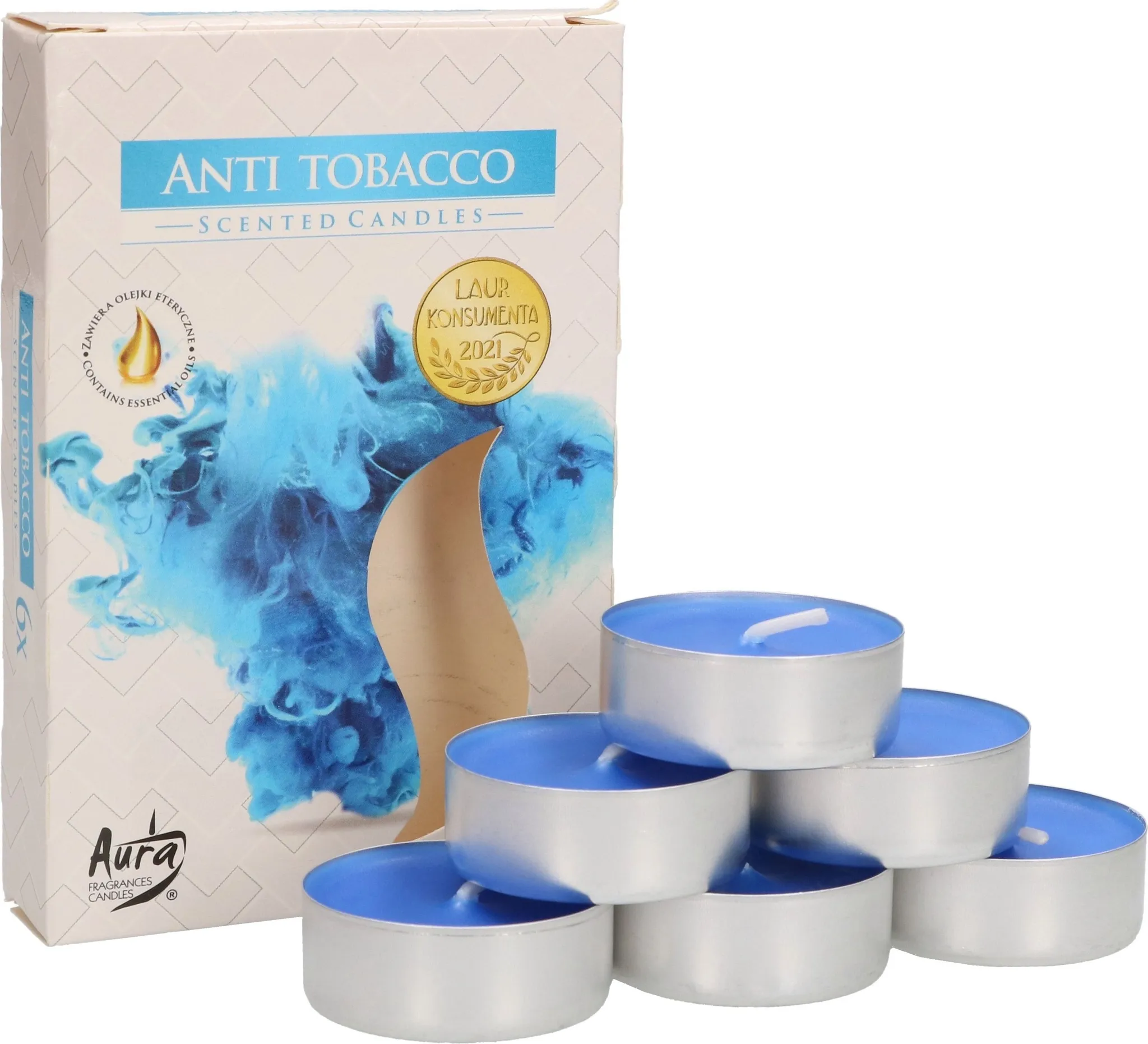 Bispol Tealights Profumate Antitabacco – 18 Pezzi Per Una Casa Sempre Fresca