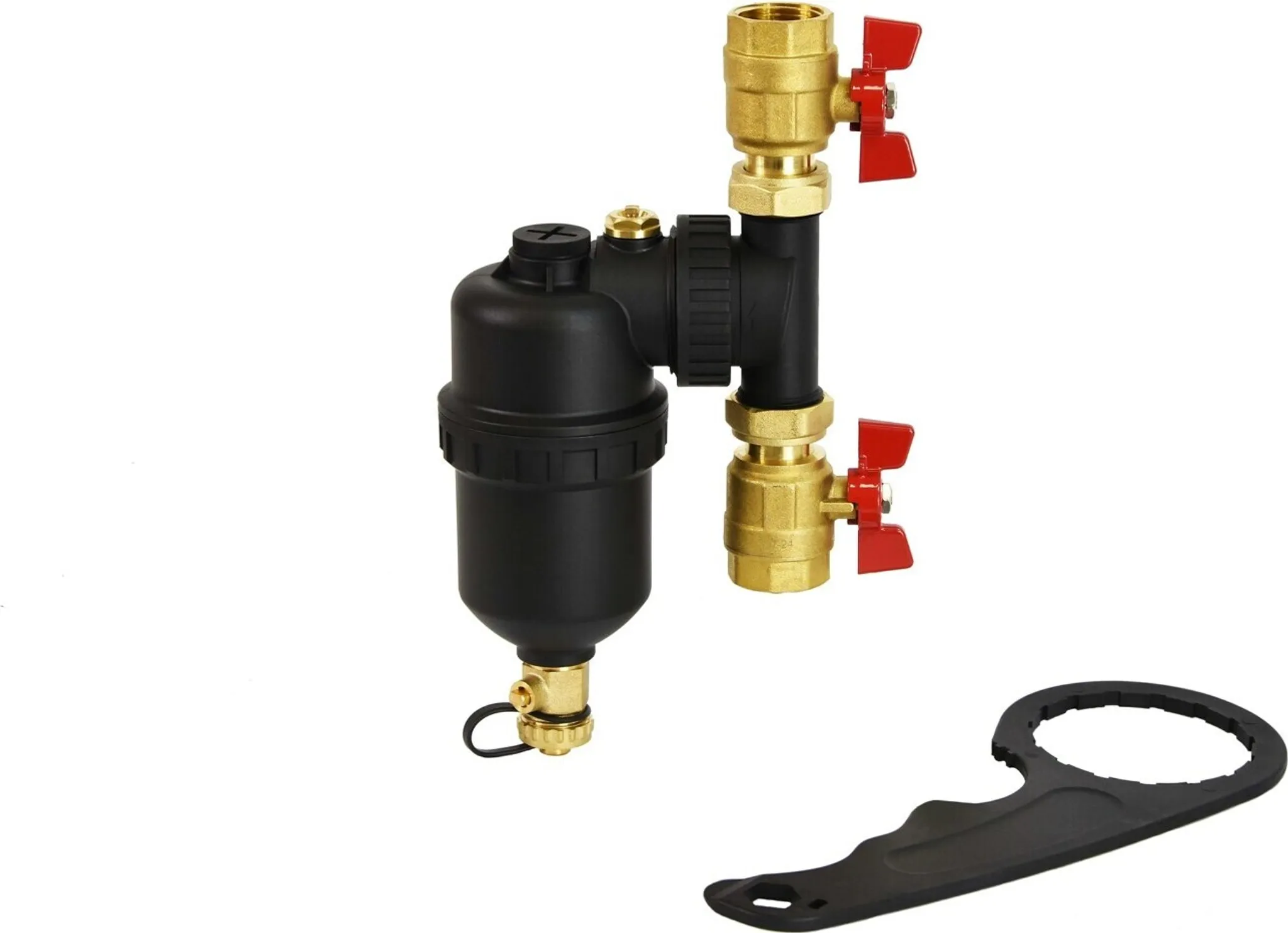 IBO Filter Für Heizung IBO Magnetischer Schlammabscheider 3/4 Zoll Schmutzfänger, Magnet Filter - I -003 Magnetischer Schlammabscheider Solar