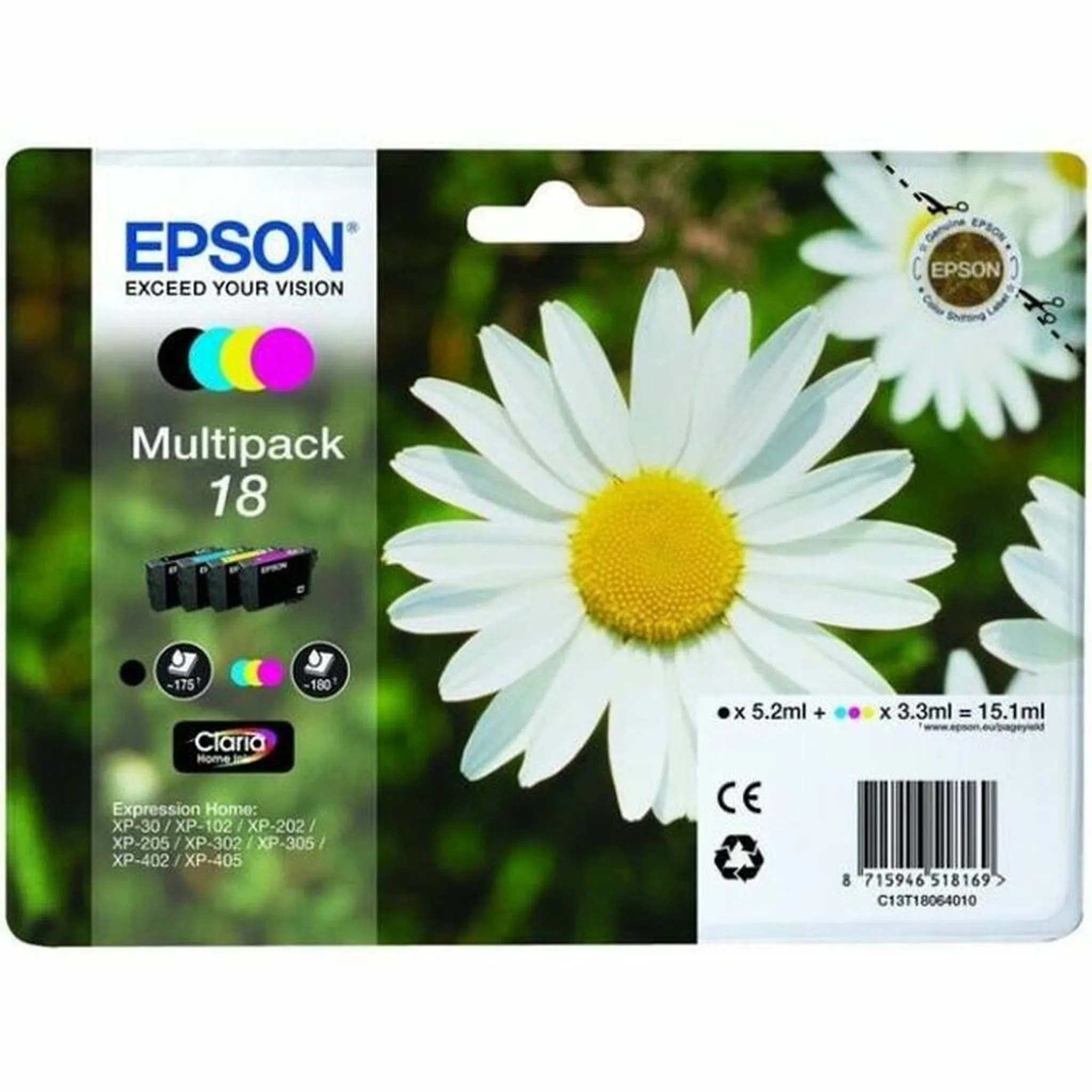 18 Epson 4er-Pack ml - Multipack 15.1 -